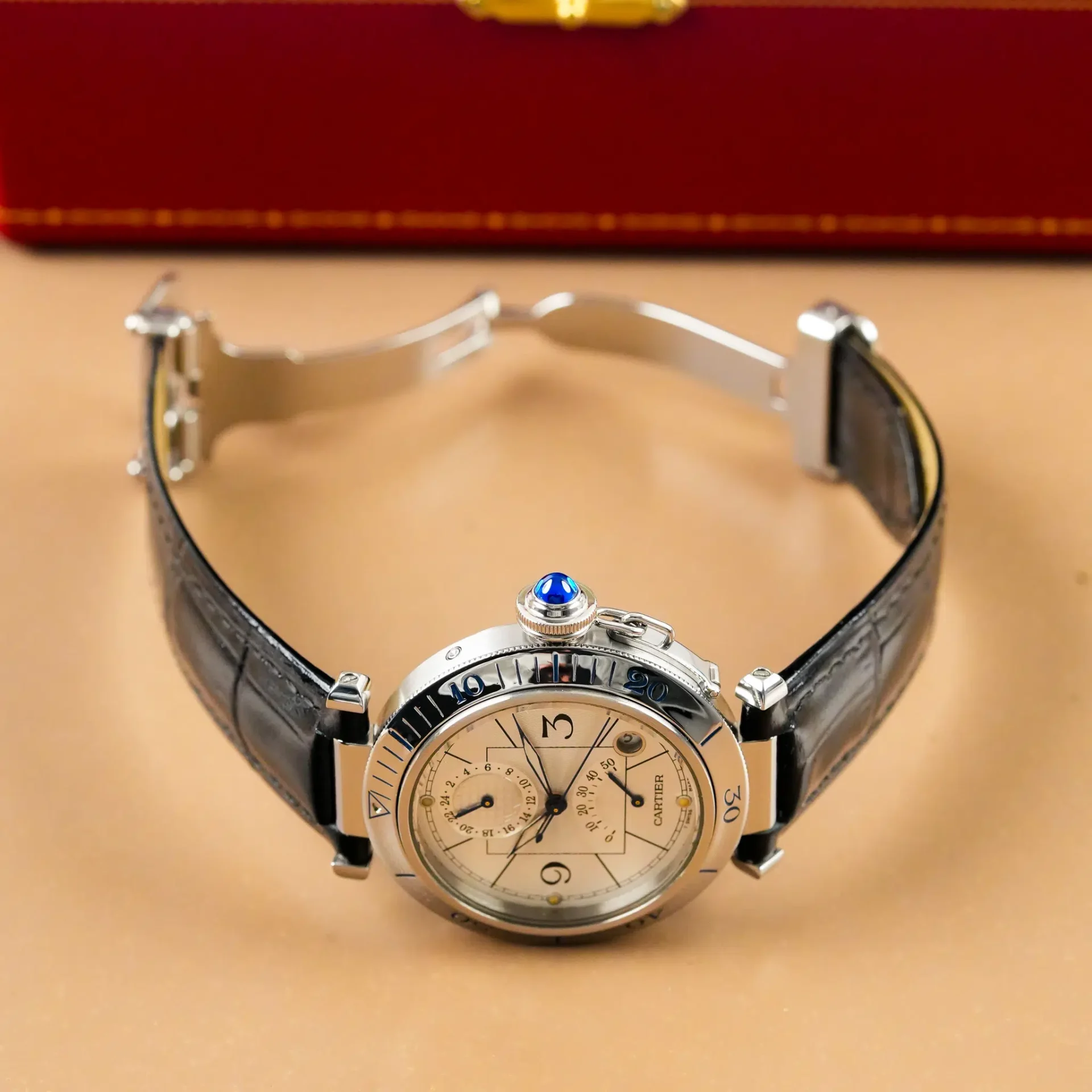 Cartier Pasha GMT Power Reserve Date W3103755 - Görsel 11