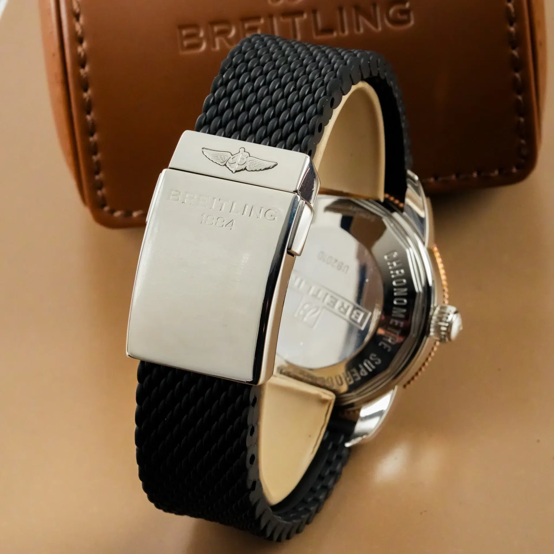 Breitling Superocean Heritage 42 Rose Gold Bezel UB2010 - Görsel 9