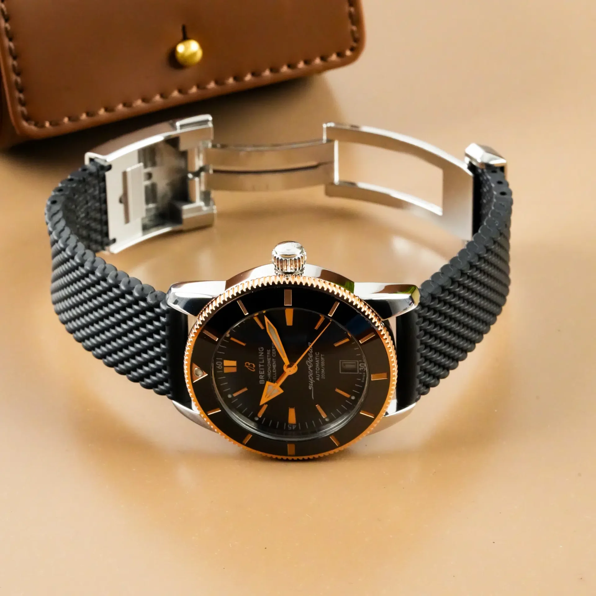 Breitling Superocean Heritage 42 Rose Gold Bezel UB2010 - Görsel 3