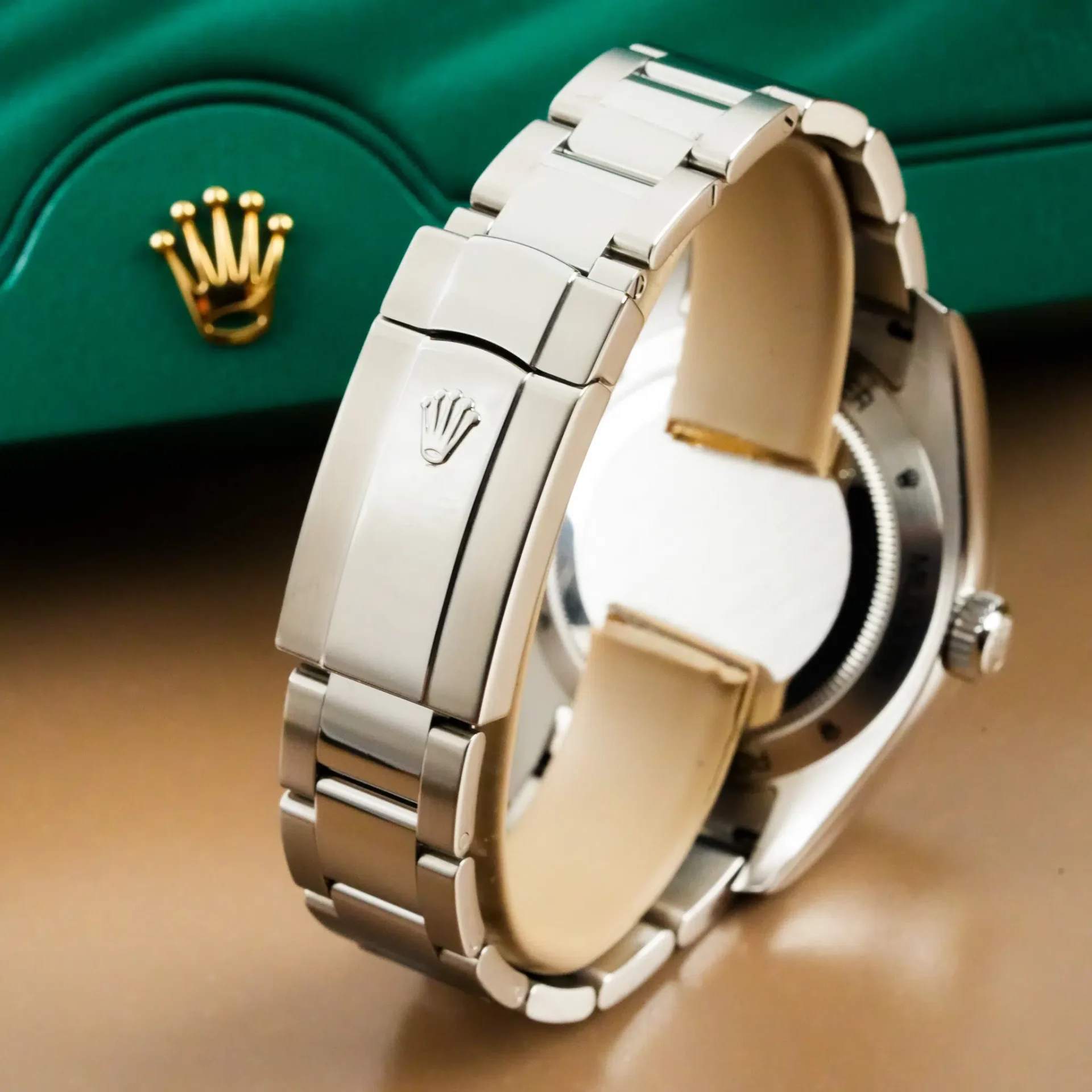 Rolex Milgauss Z-Blue Dial Green Sapphire 116400 - Görsel 4