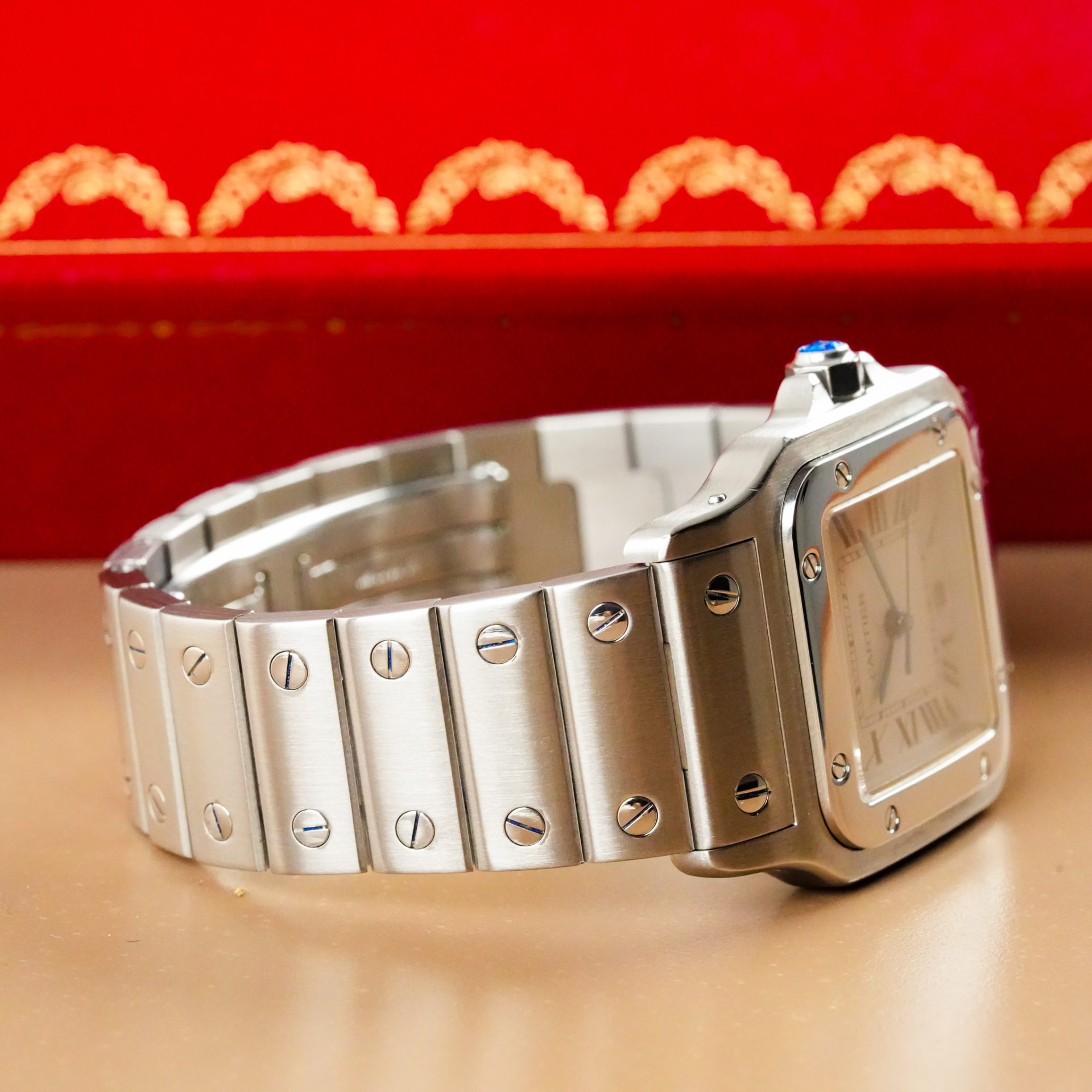 Cartier Santos de Cartier Galbée Watch W20060D6 - Görsel 8
