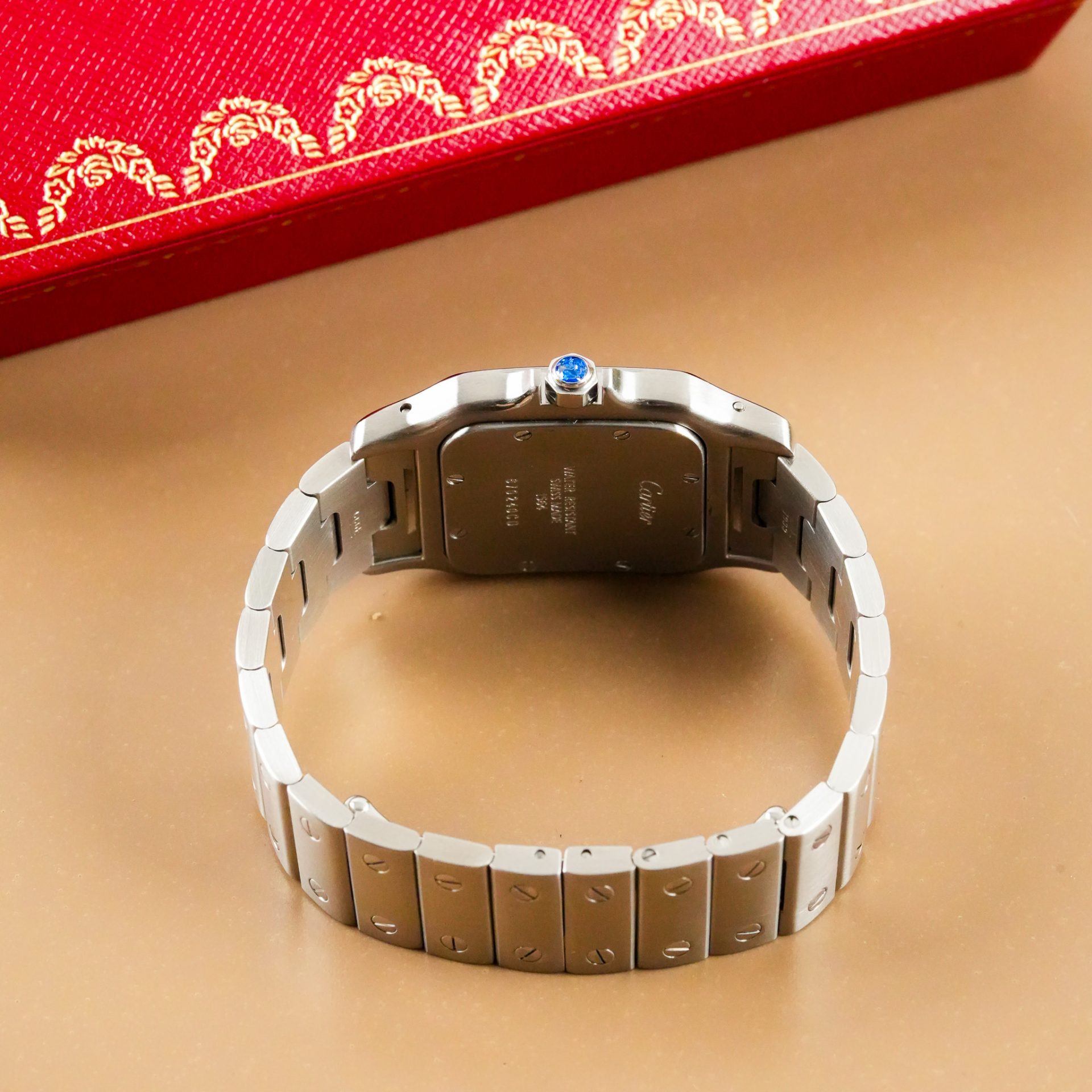 Cartier Santos de Cartier Galbée Watch W20060D6 - Görsel 9