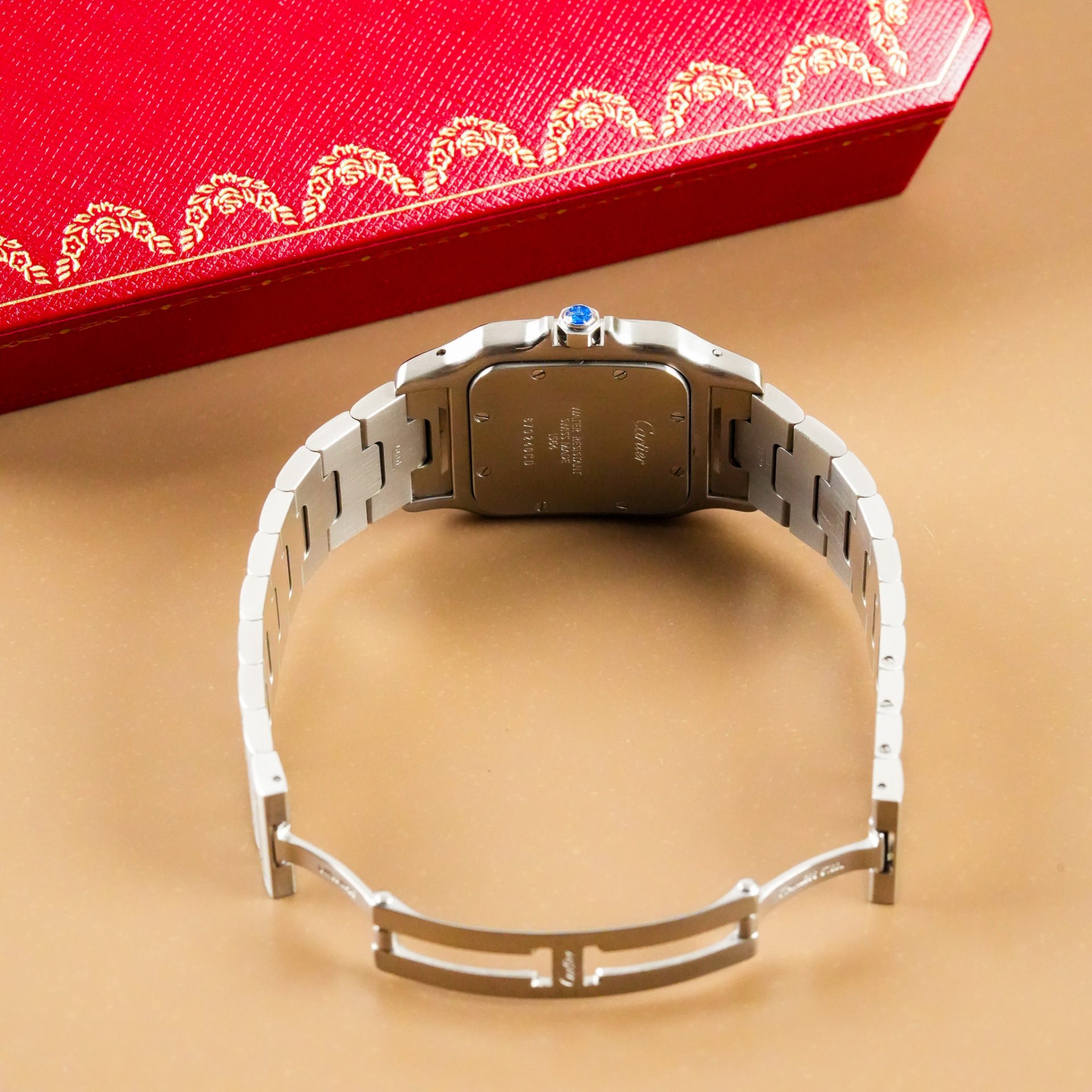 Cartier Santos de Cartier Galbée Watch W20060D6 - Görsel 10