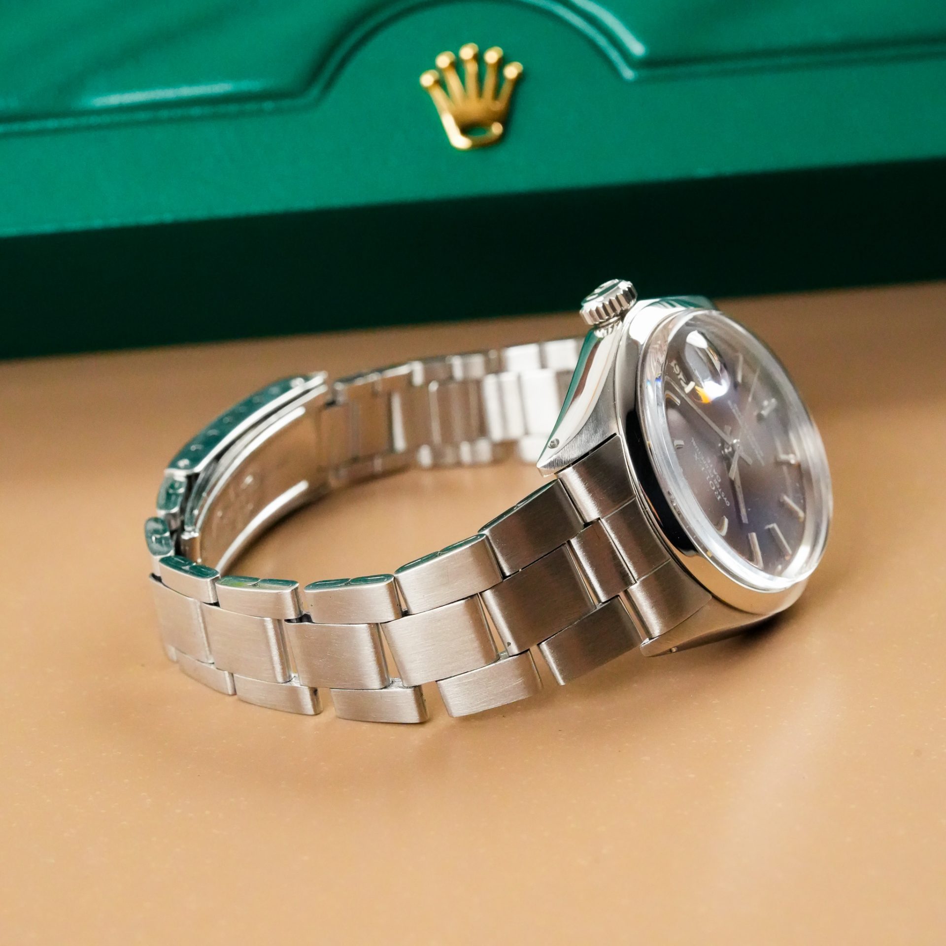 Rolex Oyster Perpetual Date Lavender Dial 1500 - Görsel 8