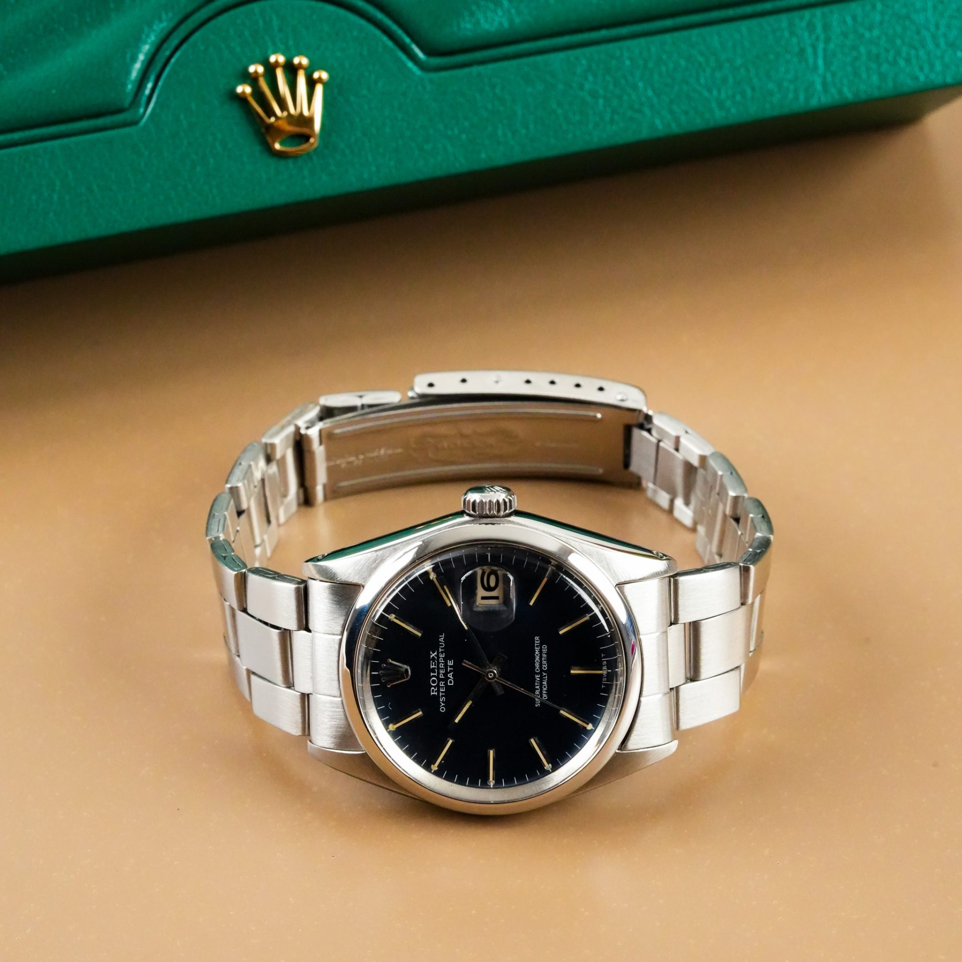 Rolex Model: Oyster Perpetual Date Blue Dial 1500 - Görsel 6