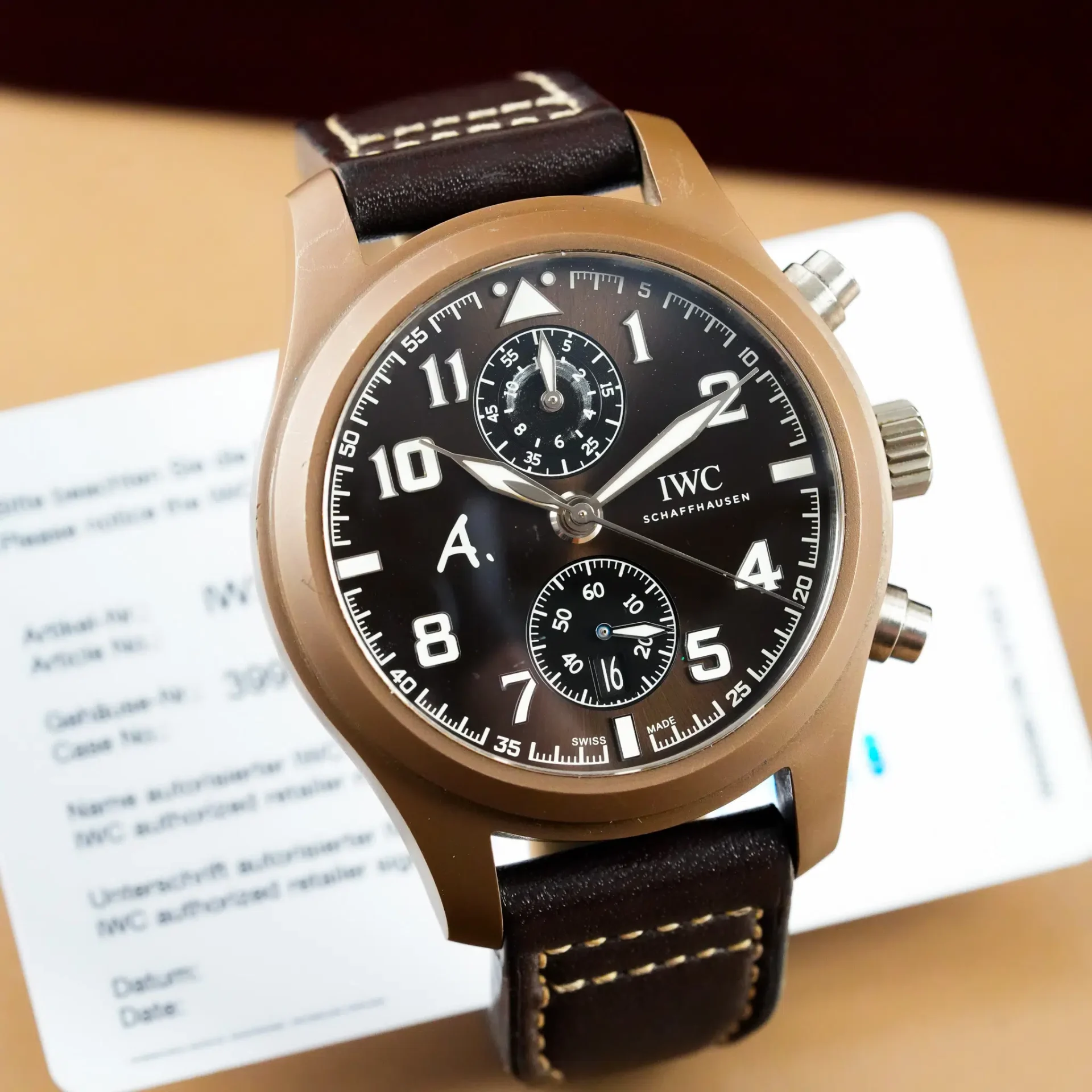 IWC Pilot Chronograph The Last Flight Chronograph IW388004