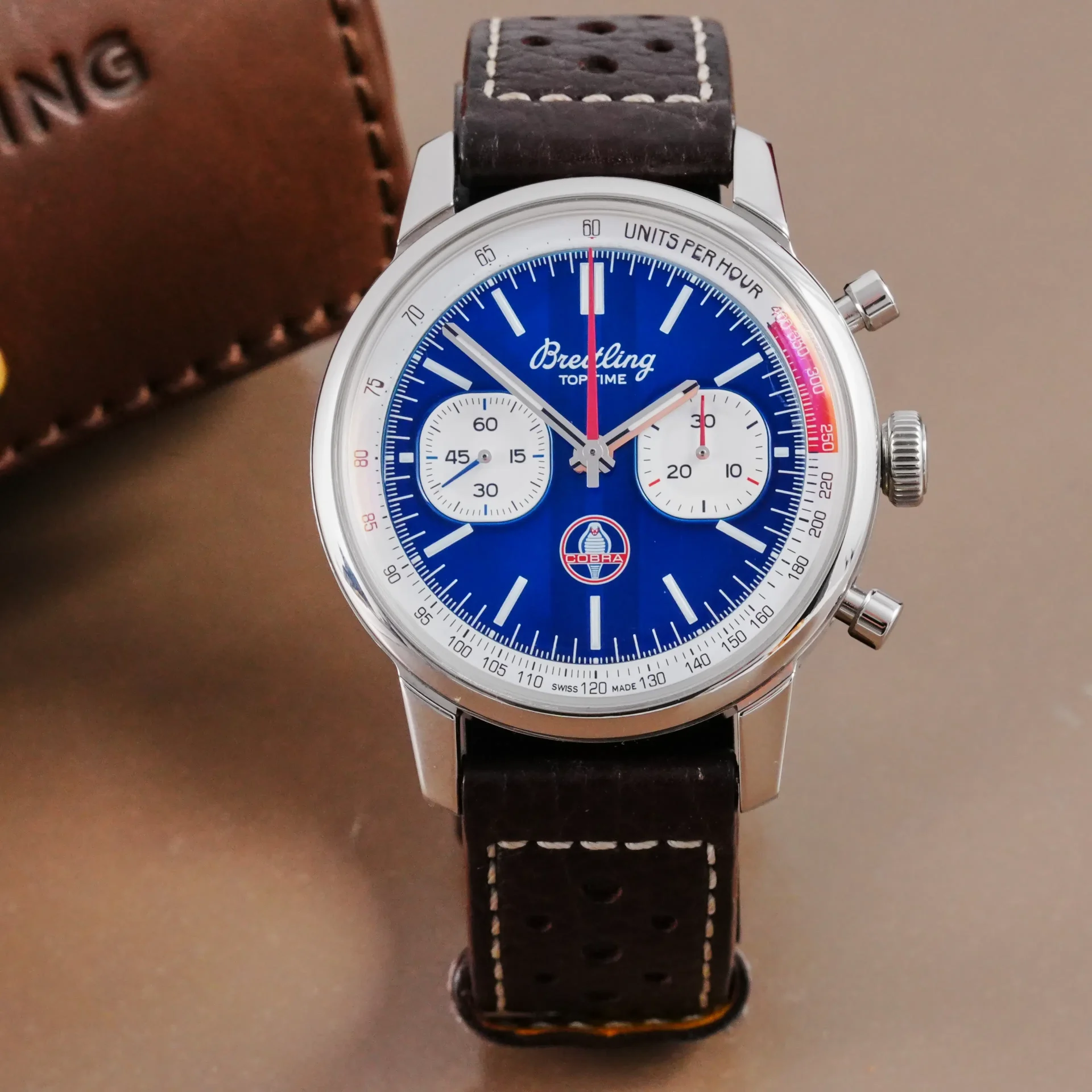 Breitling Top Time B01 “Shelby Cobra” Blue Dial AB0176 - Görsel 2