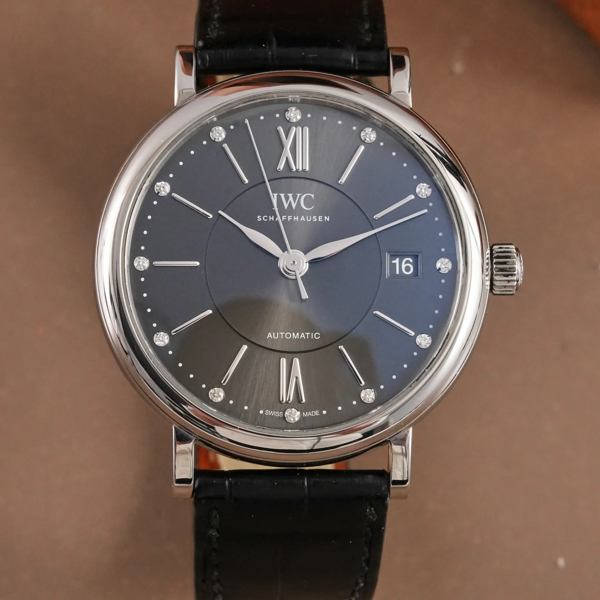 IWC Portofino Automatic Grey Diamond IW458102 - Görsel 3