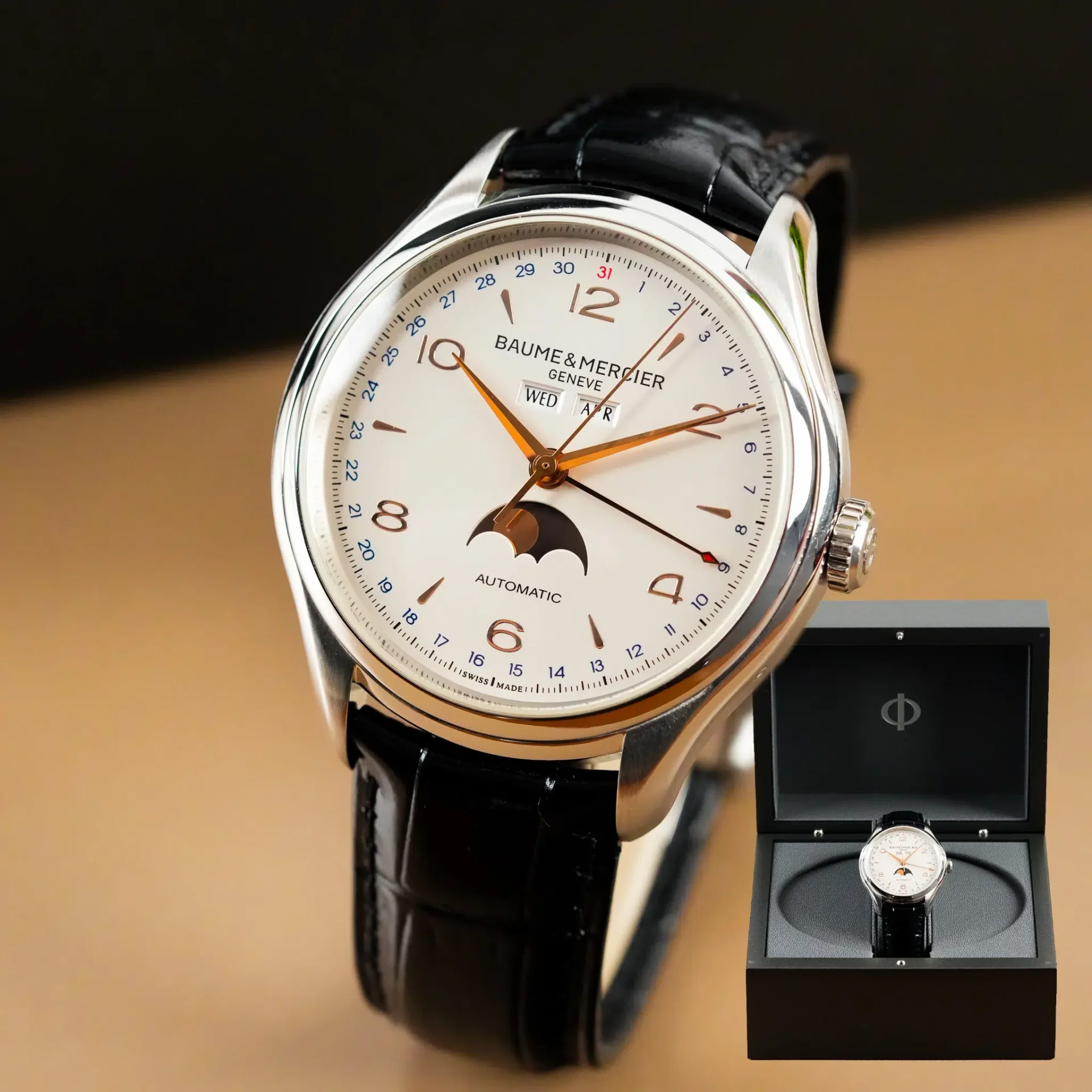 Baume & Mercier Clifton Day Date Moonphase MOA10055