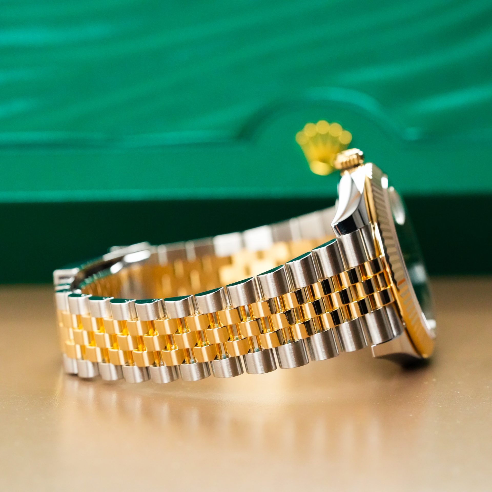 Rolex Datejust 41 Wimbledon Dial Jubilee Two Tone 126333 - Görsel 7