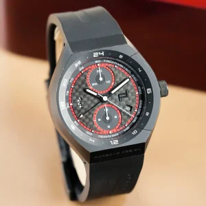 Porsche Design  Monobloc Actuator Titanium 24H Chronotimer GMT  6031.6.01.008.05.2