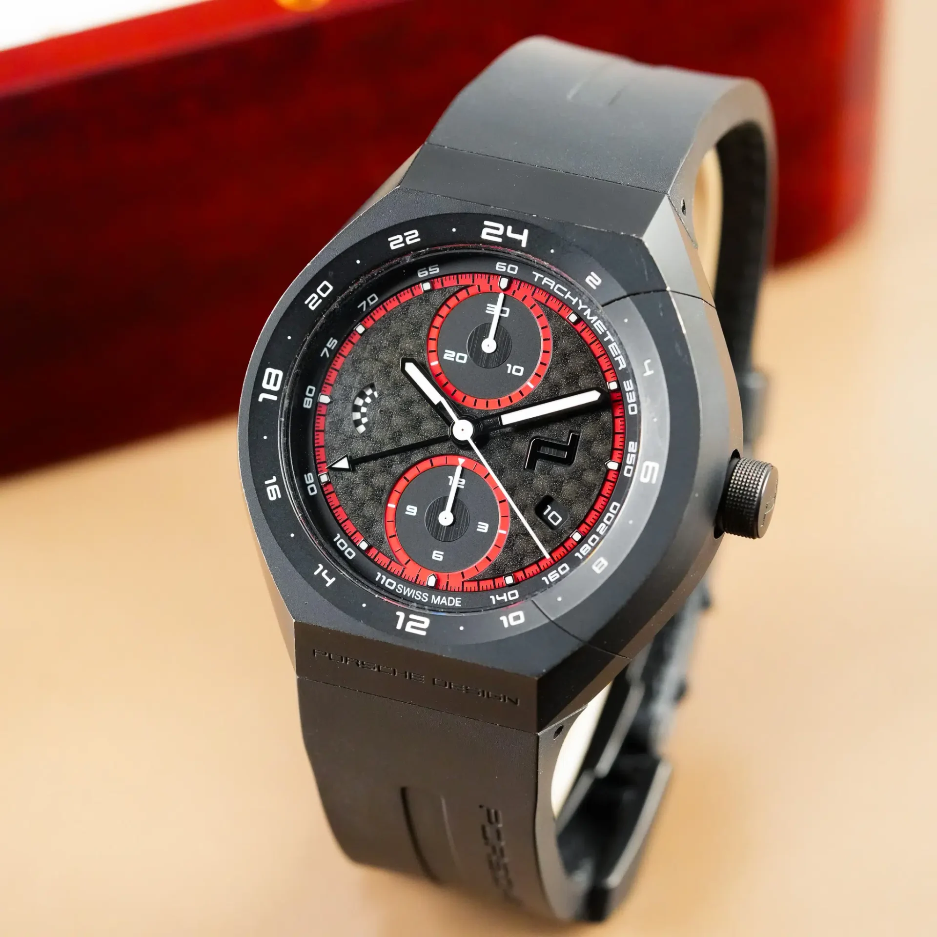 Porsche Design Monobloc Actuator Titanium 24H Chronotimer GMT 6031.6.01.008.05.2 - Görsel 2