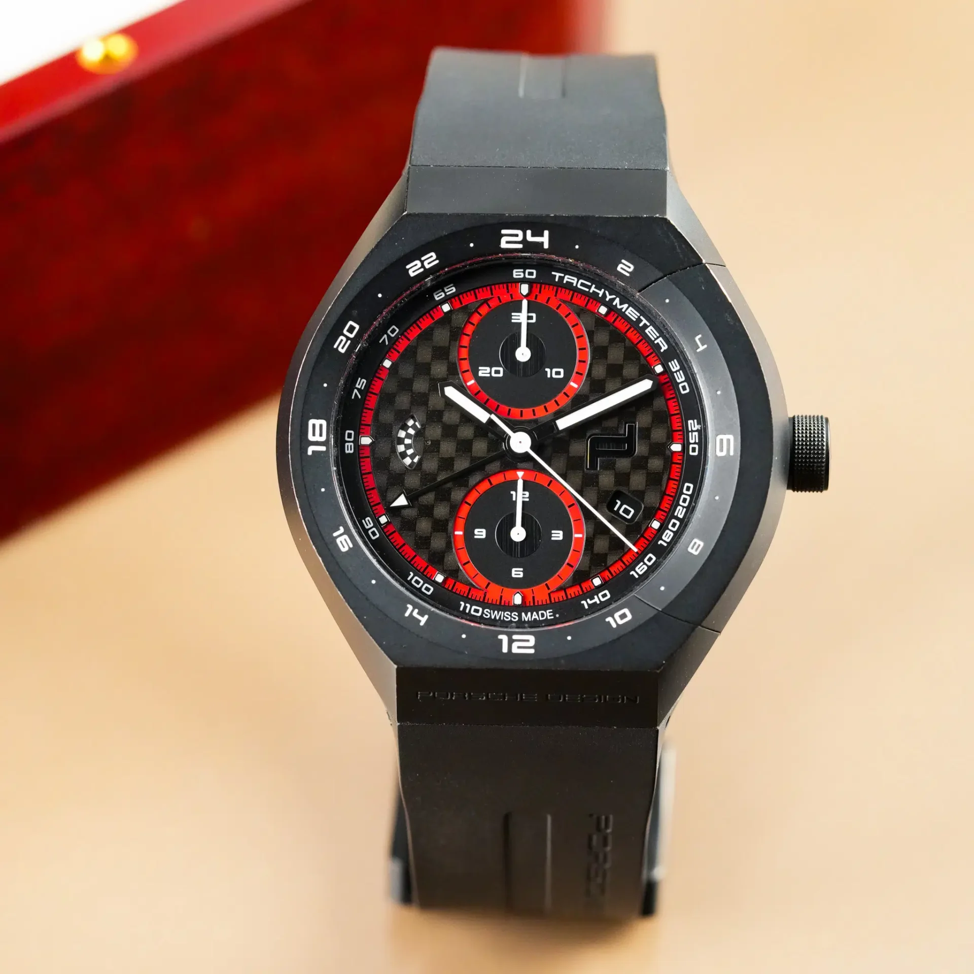 Porsche Design Monobloc Actuator Titanium 24H Chronotimer GMT 6031.6.01.008.05.2 - Görsel 3