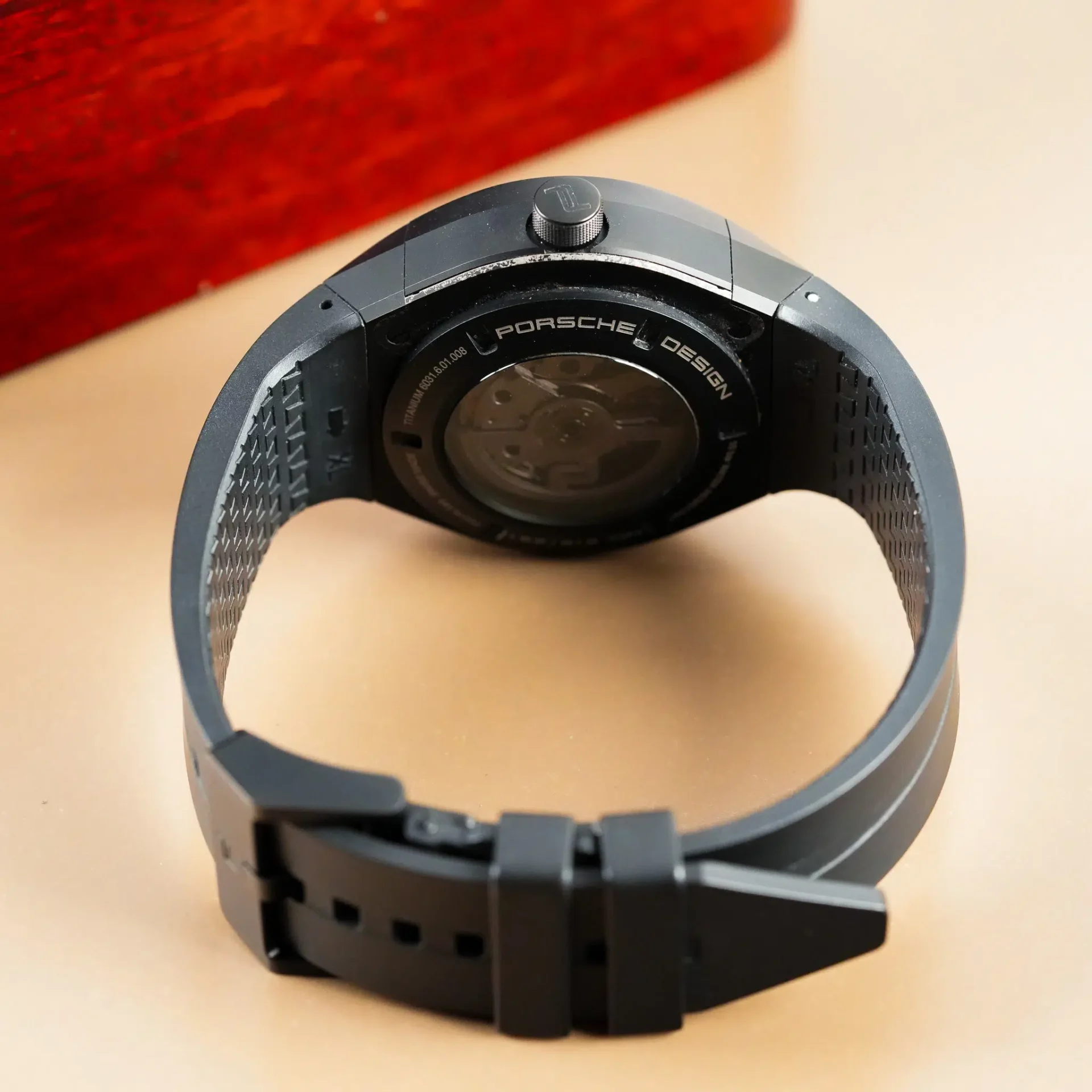Porsche Design Monobloc Actuator Titanium 24H Chronotimer GMT 6031.6.01.008.05.2 - Görsel 8