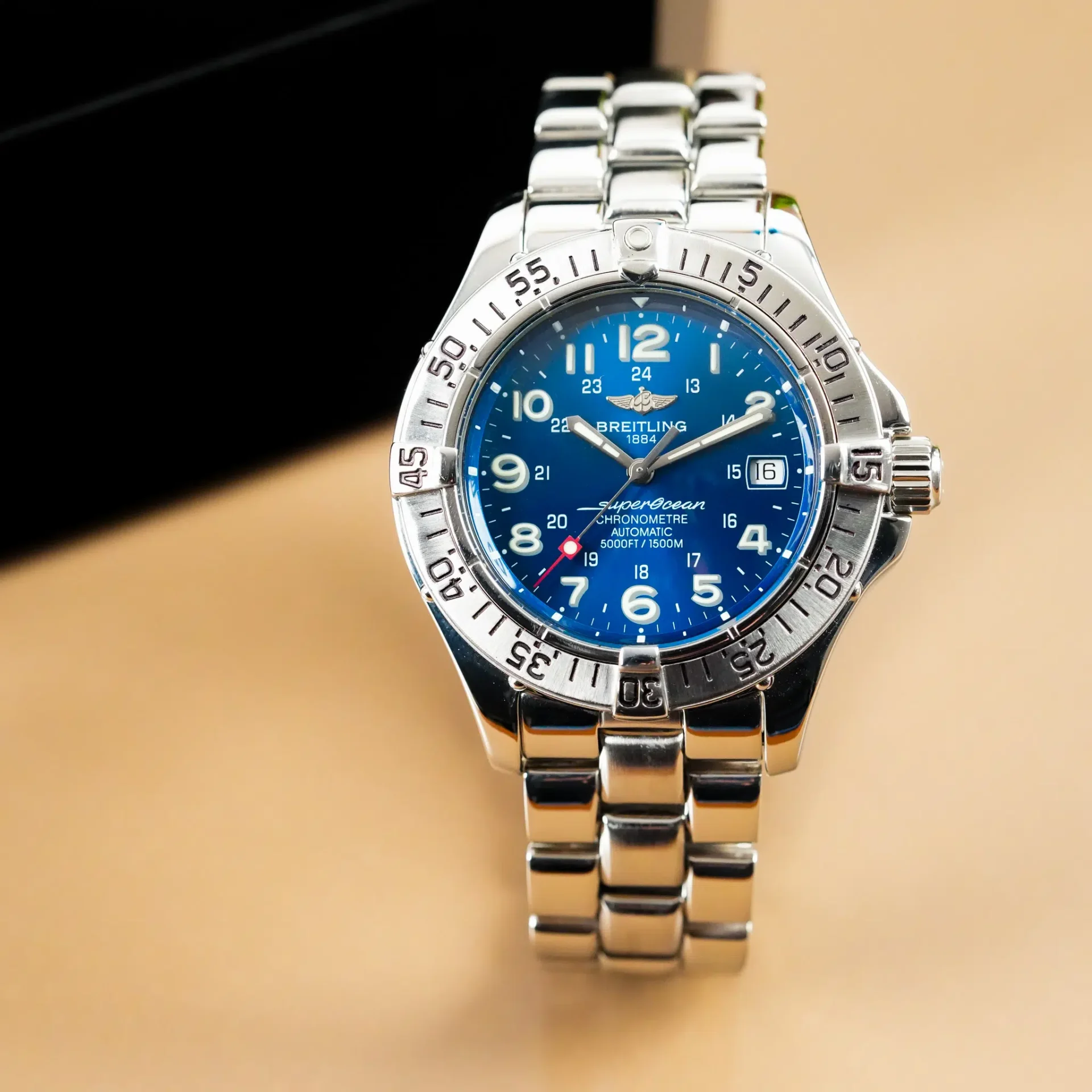 Breitling SuperOcean Diver Blue Dial A17360 - Görsel 3