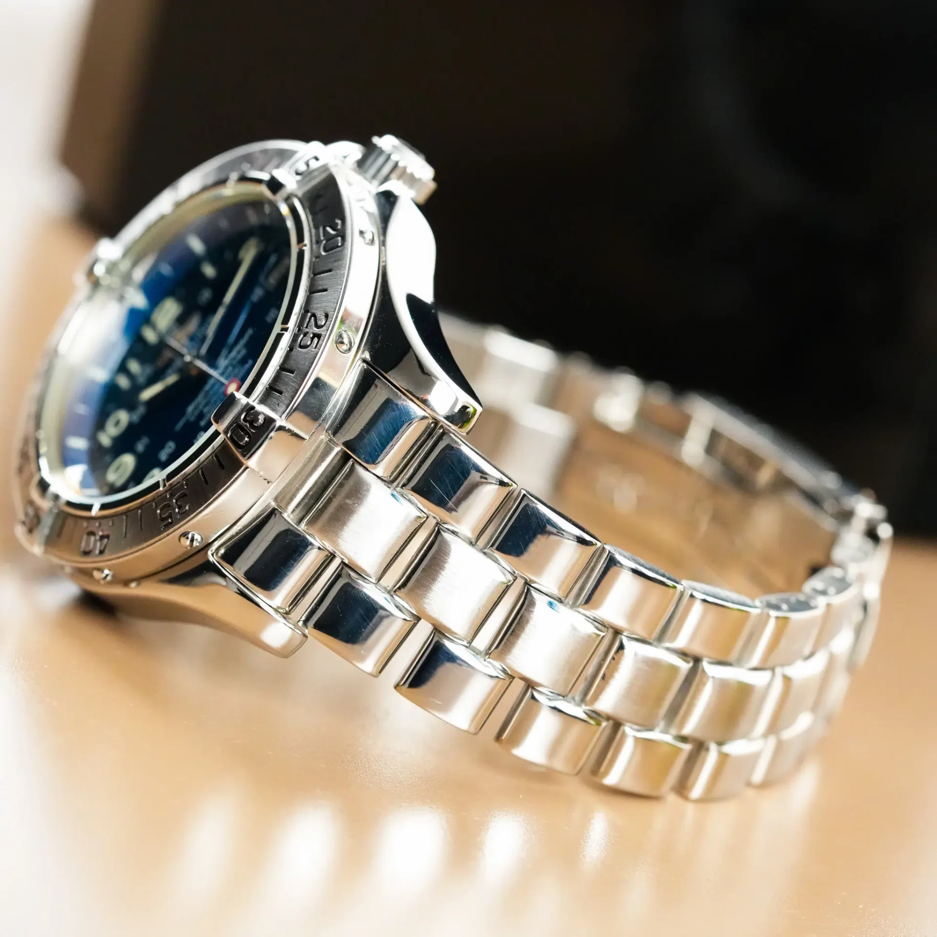 Breitling SuperOcean Diver Blue Dial A17360 - Görsel 6