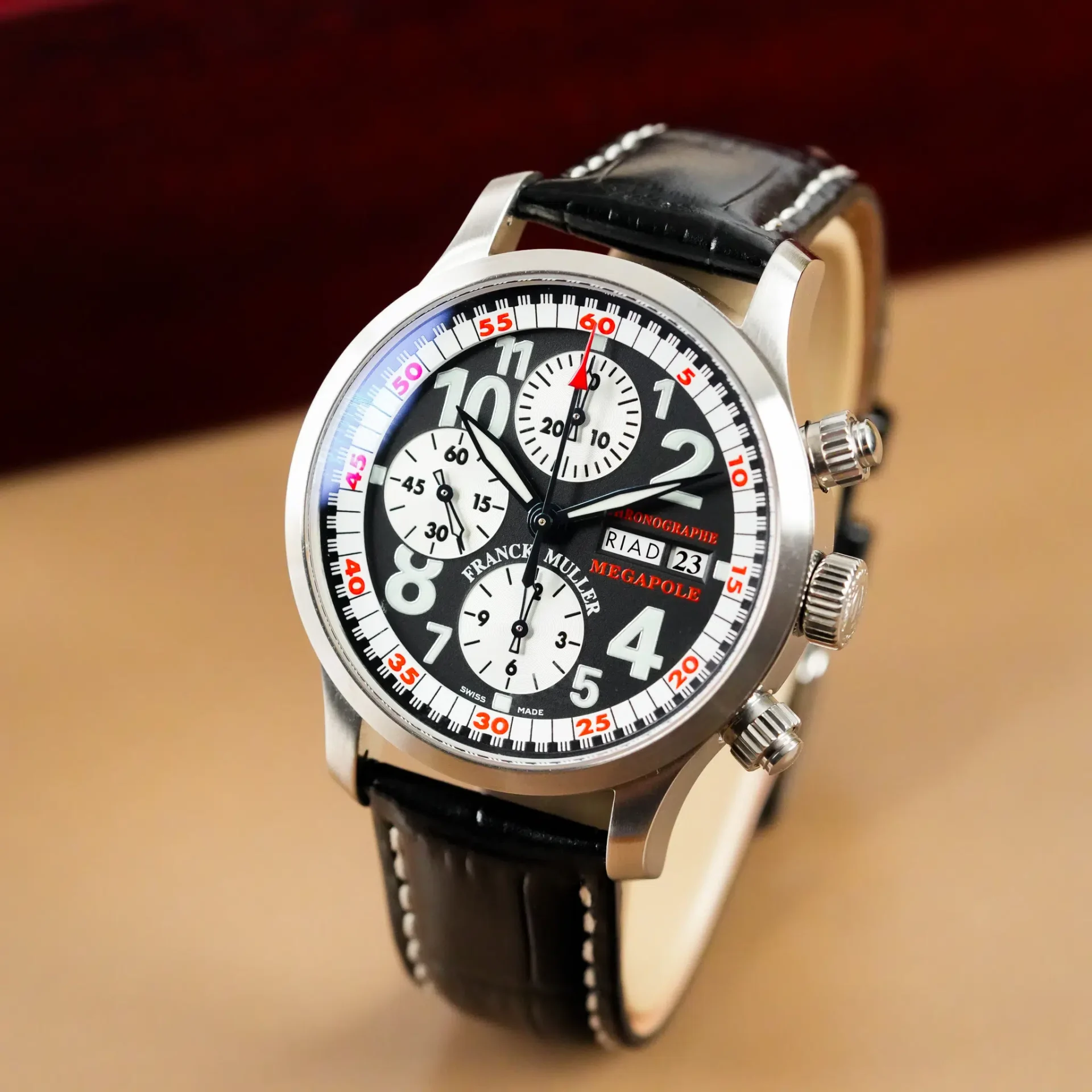 Franck Muller Transamerica Megapole Chronograph World Time Limited - Görsel 2