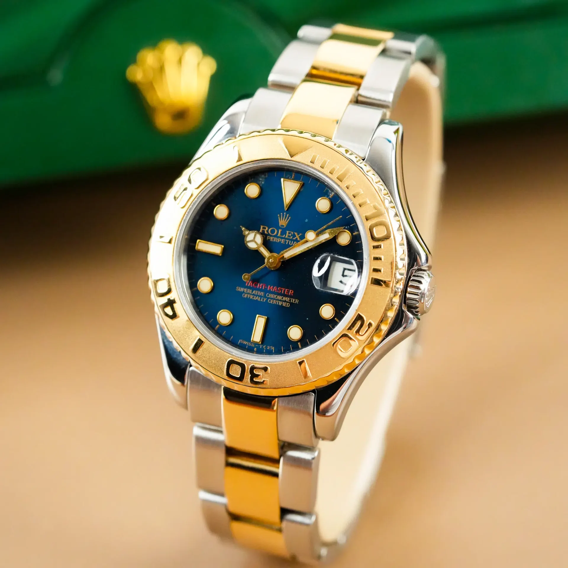 Rolex Yacht Master 18k Gold Bezel Two Tone 68623 - Görsel 2