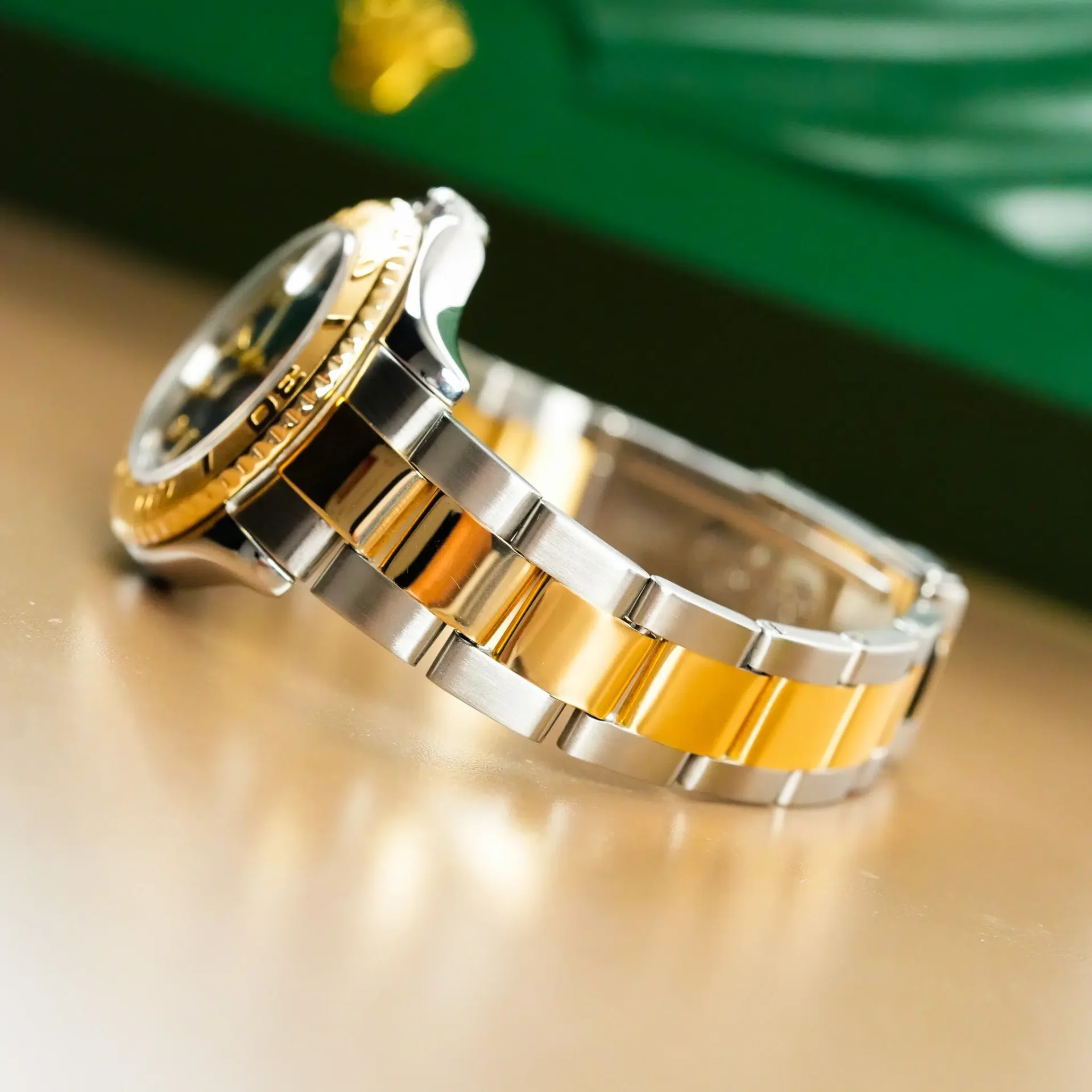 Rolex Yacht Master 18k Gold Bezel Two Tone 68623 - Görsel 6