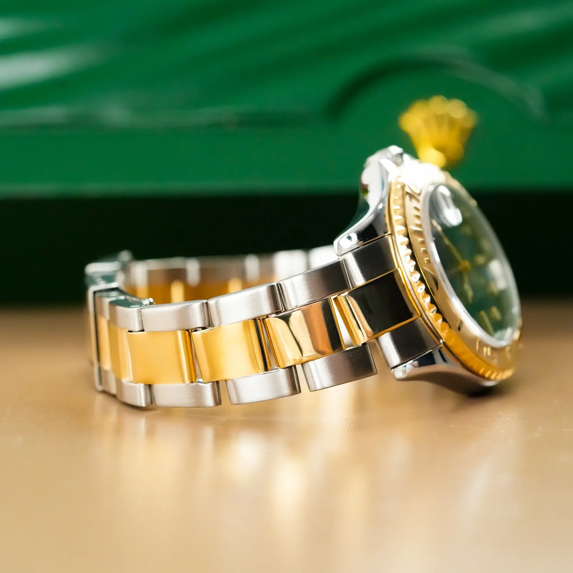 Rolex Yacht Master 18k Gold Bezel Two Tone 68623 - Görsel 7