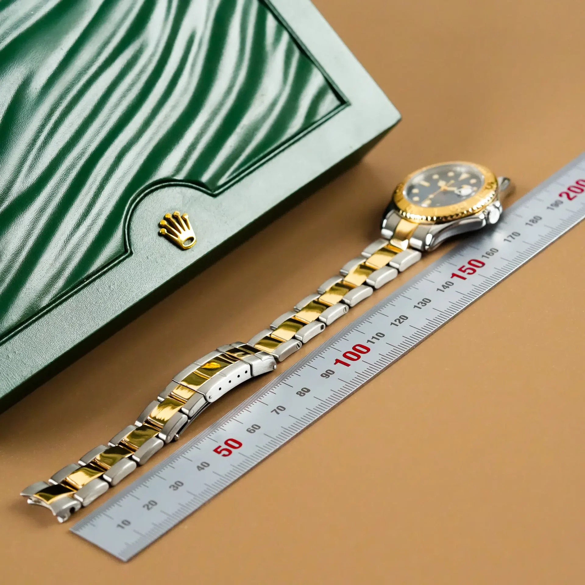 Rolex Yacht Master 18k Gold Bezel Two Tone 68623 - Görsel 11