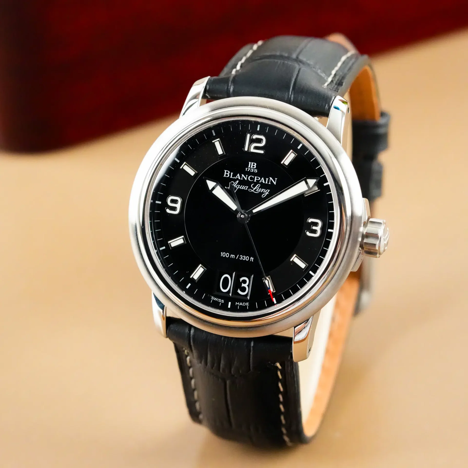 Blancpain Léman Aqua Lung Grande Date Limited Edition 2850B-1130A-64B - Görsel 2