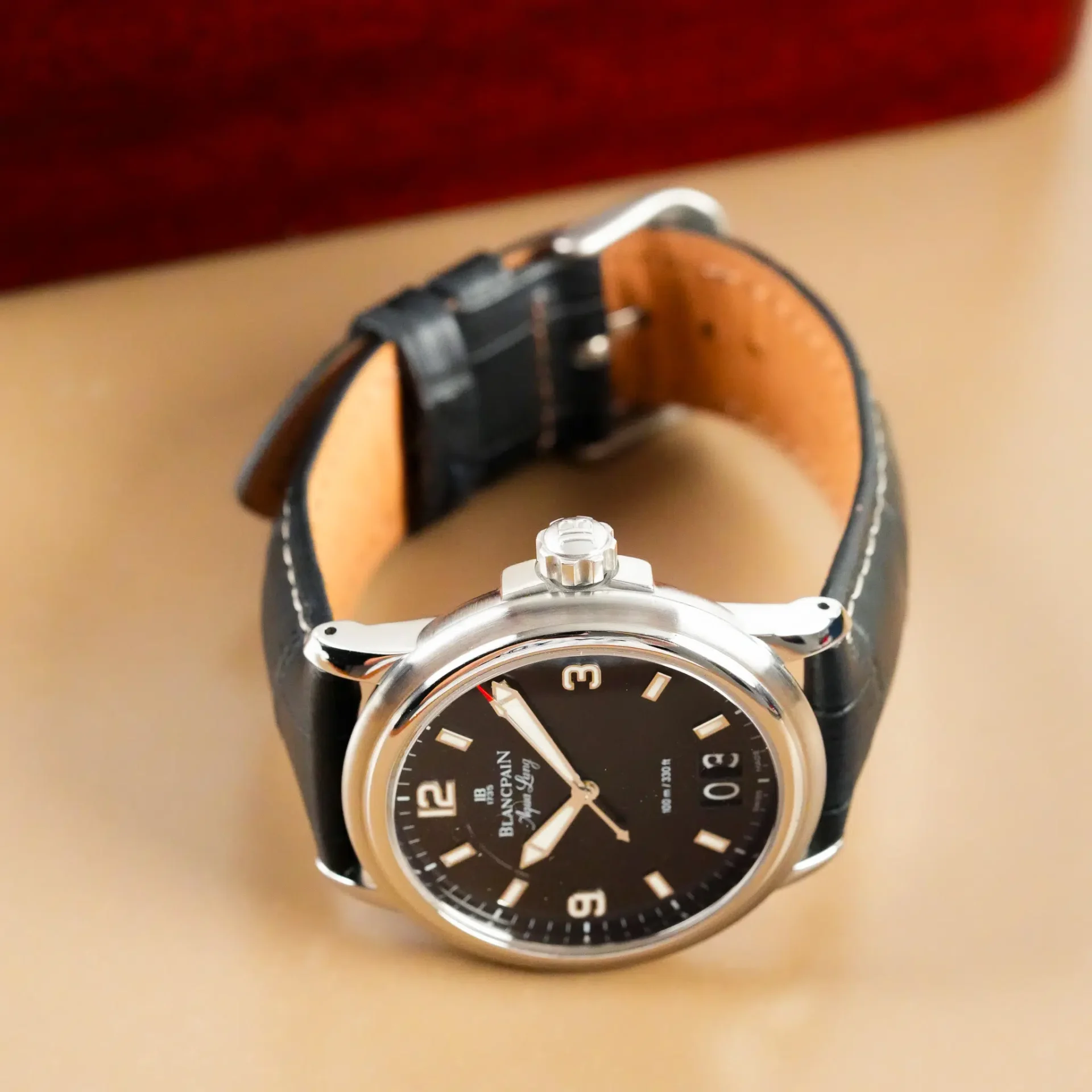 Blancpain Léman Aqua Lung Grande Date Limited Edition 2850B-1130A-64B - Görsel 5