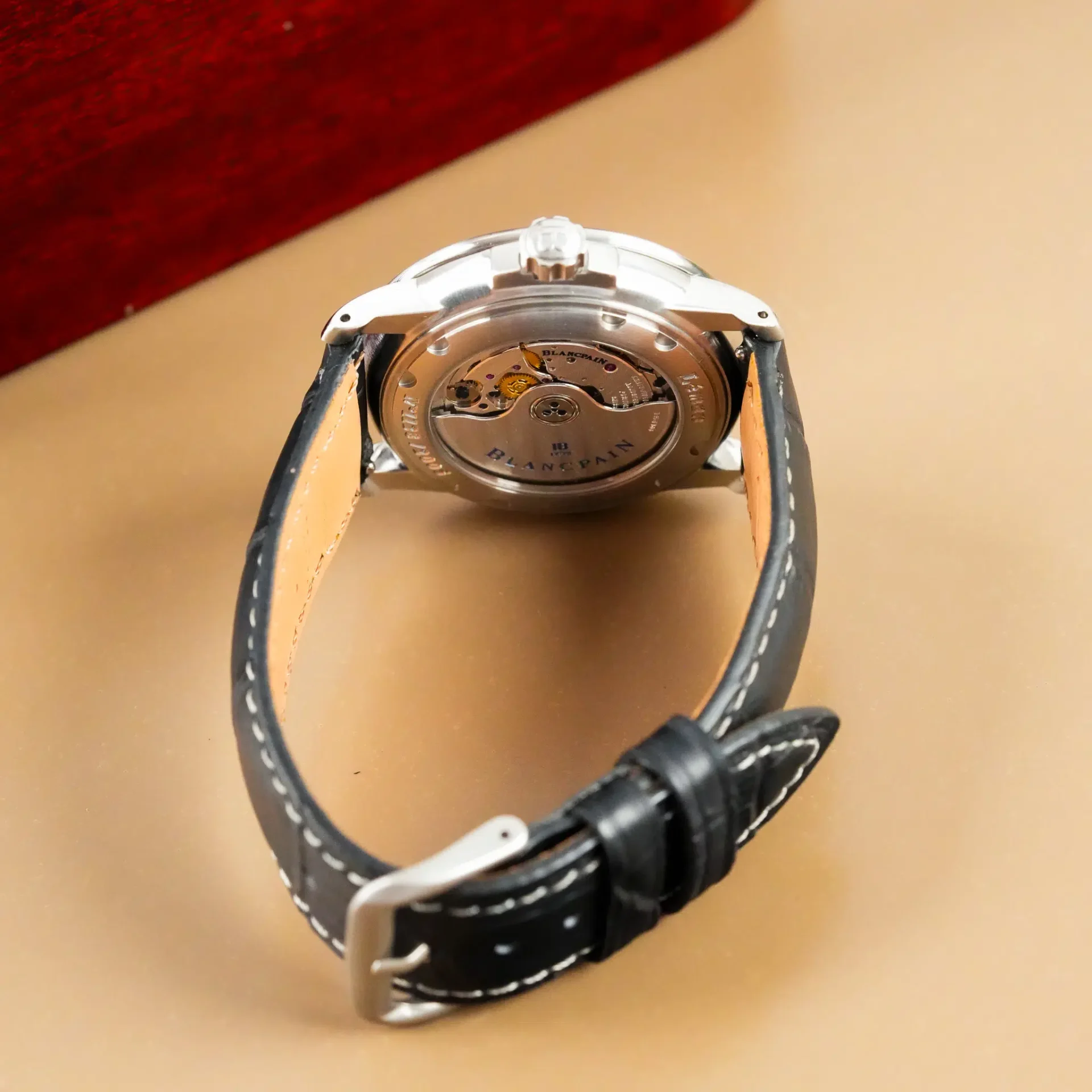 Blancpain Léman Aqua Lung Grande Date Limited Edition 2850B-1130A-64B - Görsel 8