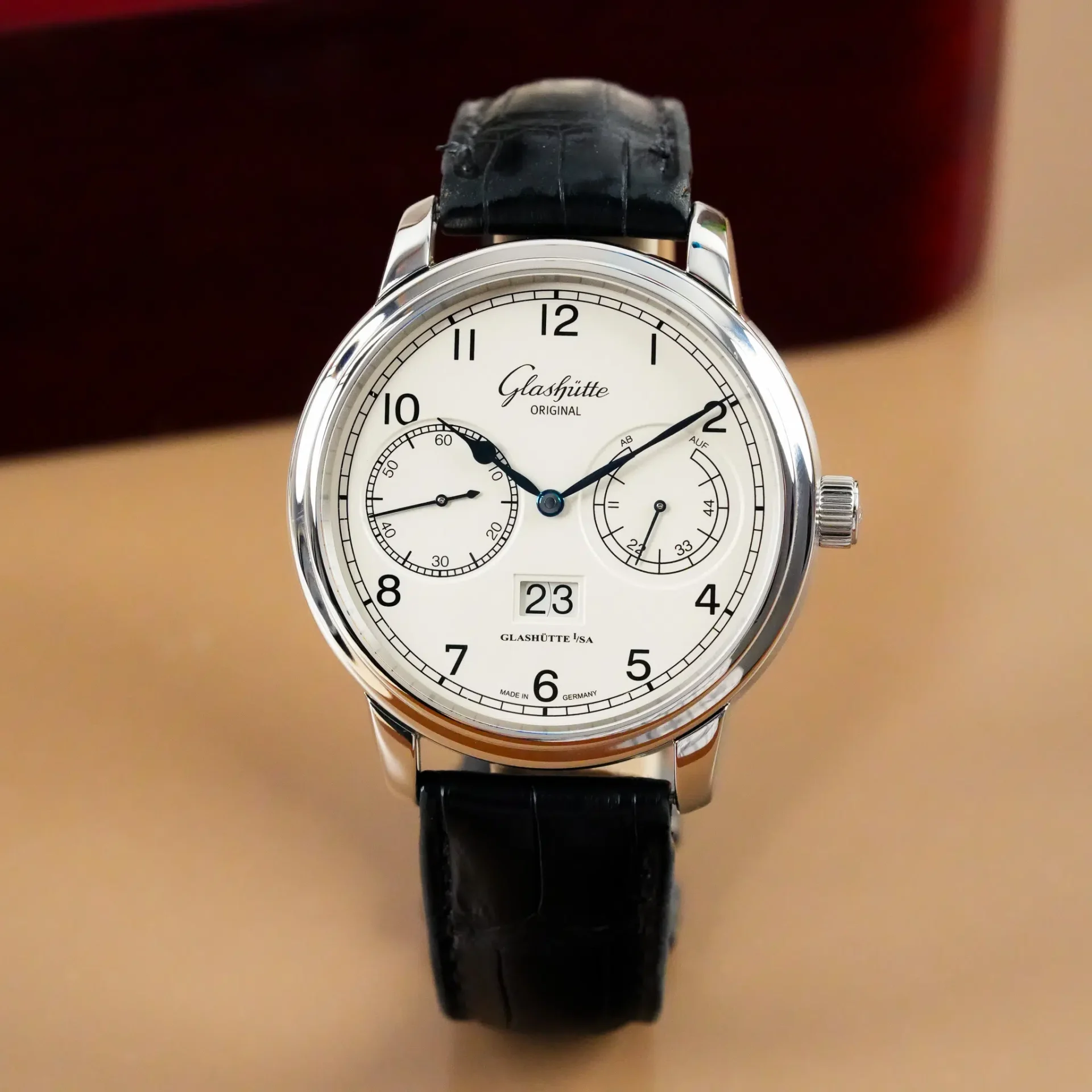 Glashütte Original Senator Observer Panorama Date White Dial 100-14-05-02-05 - Görsel 3