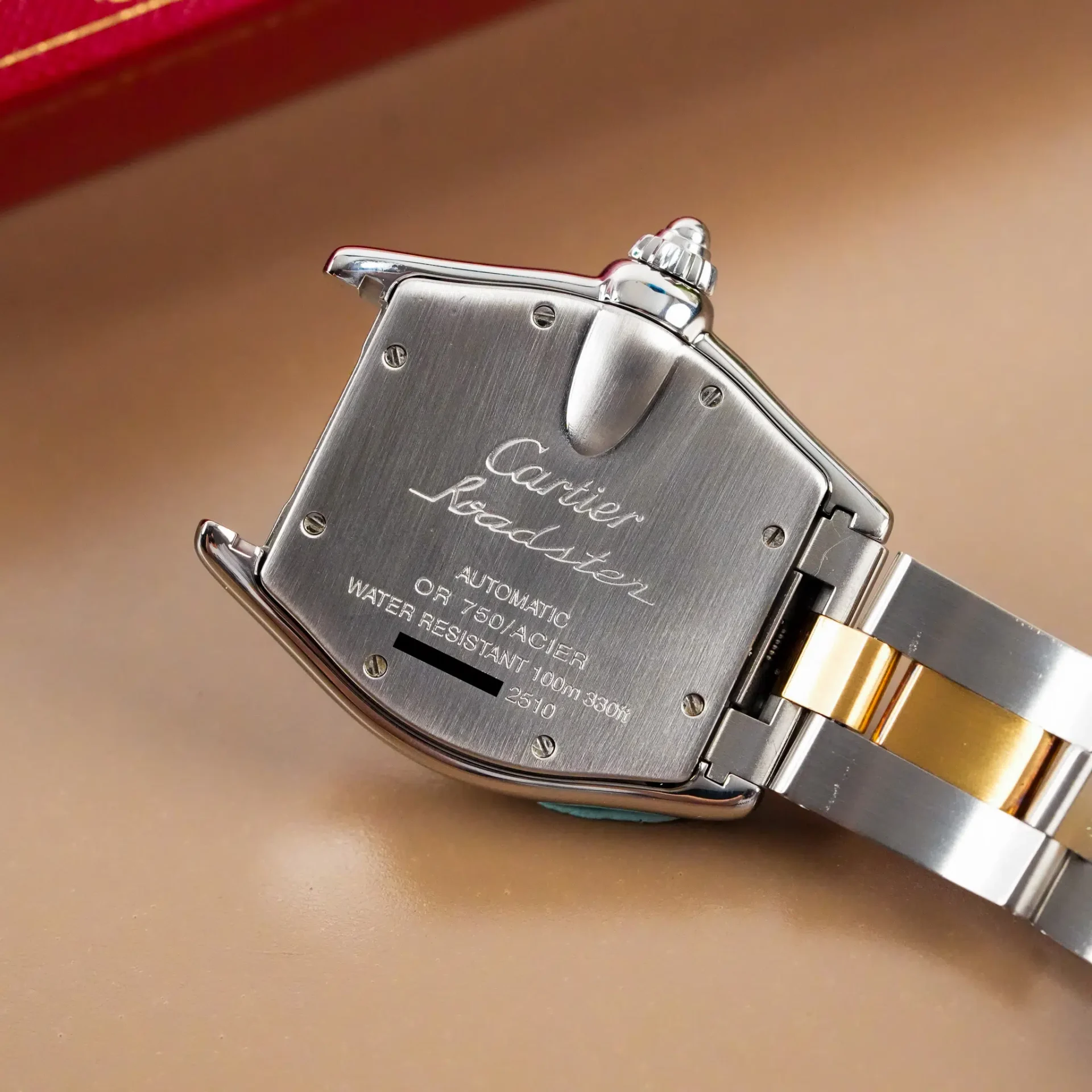 Cartier Roadster 18k Yellow Gold Two Tone 2510 - Görsel 13