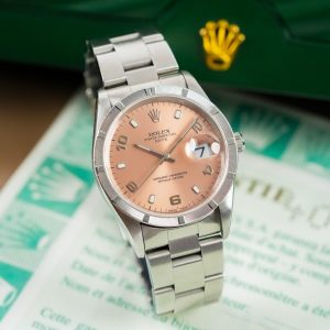 Rolex  Oyster Perpetual Date Salmon Dial 15210