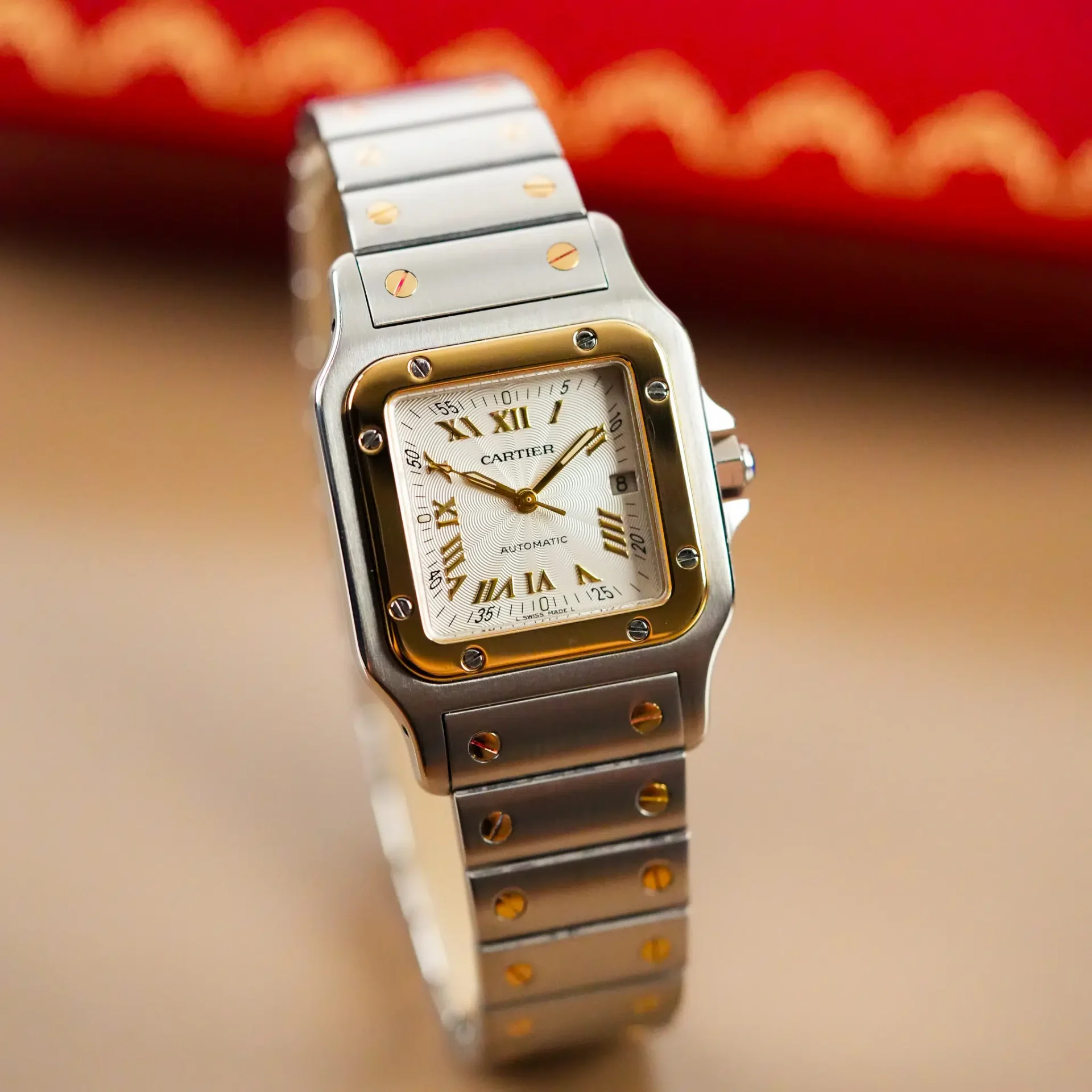 Cartier Santos Galbée Vintage 2319 - Görsel 2