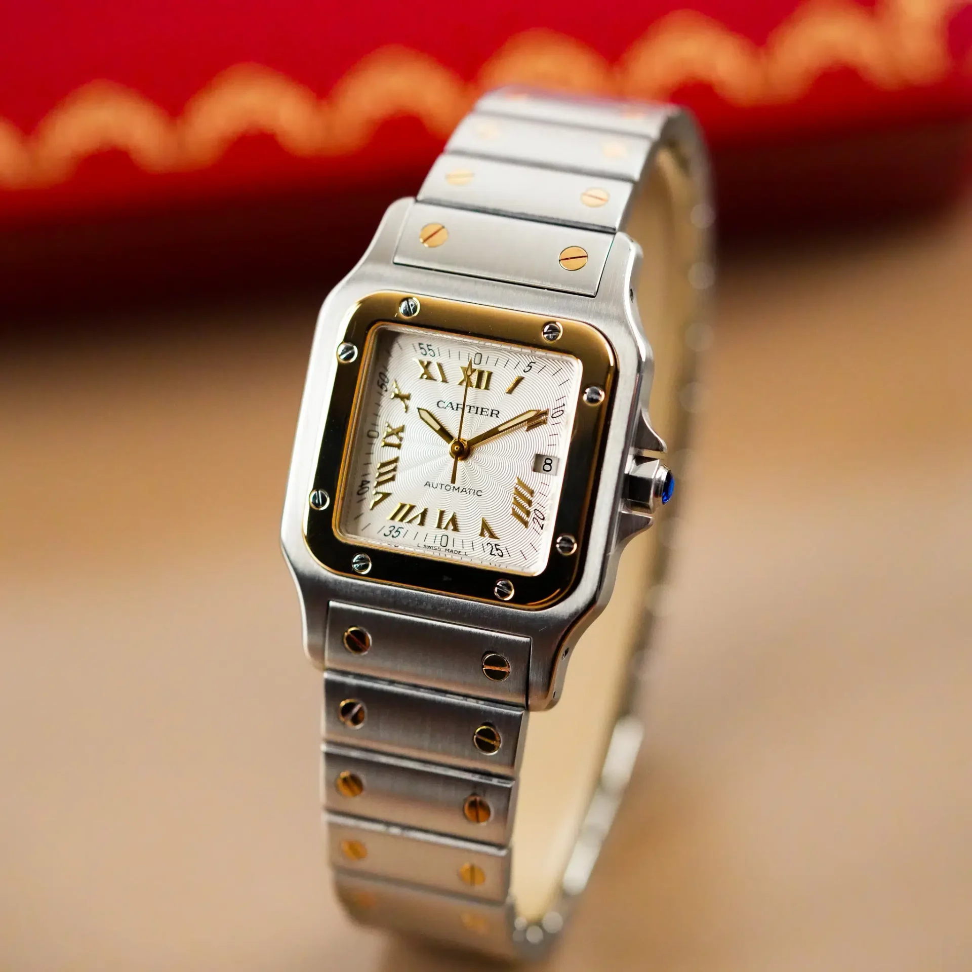 Cartier Santos Galbée Vintage 2319 - Görsel 3