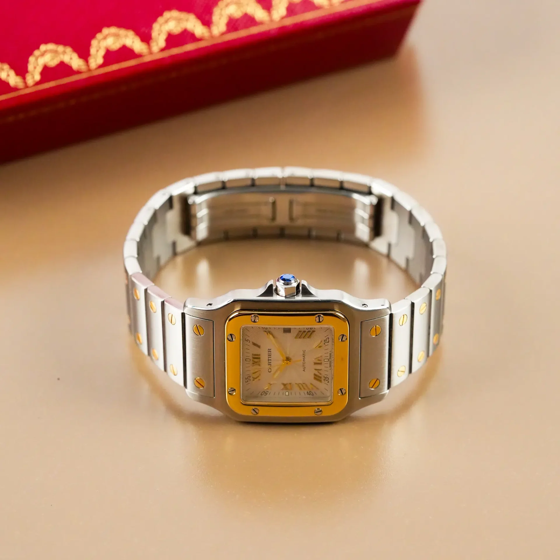 Cartier Santos Galbée Vintage 2319 - Görsel 6