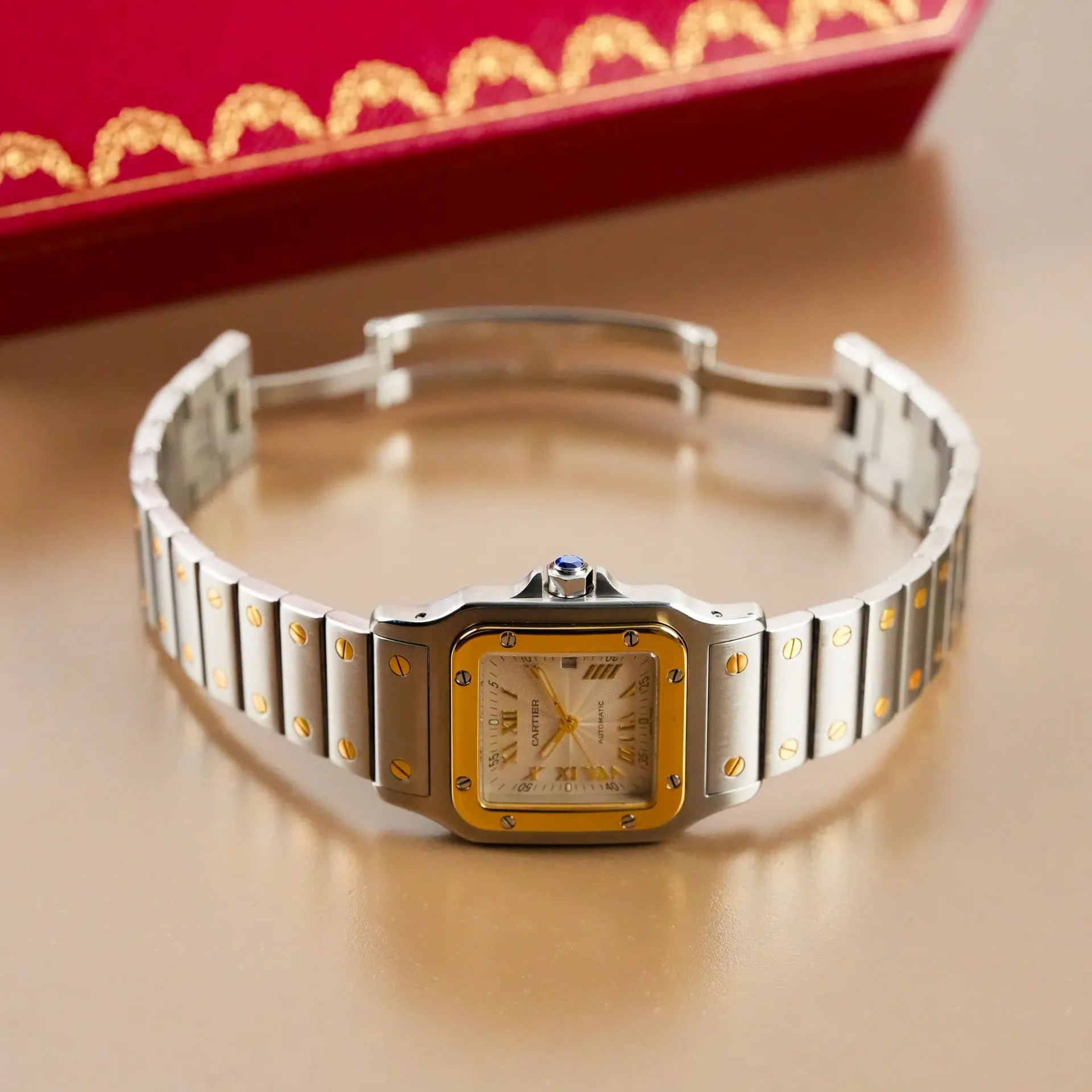 Cartier Santos Galbée Vintage 2319 - Görsel 10