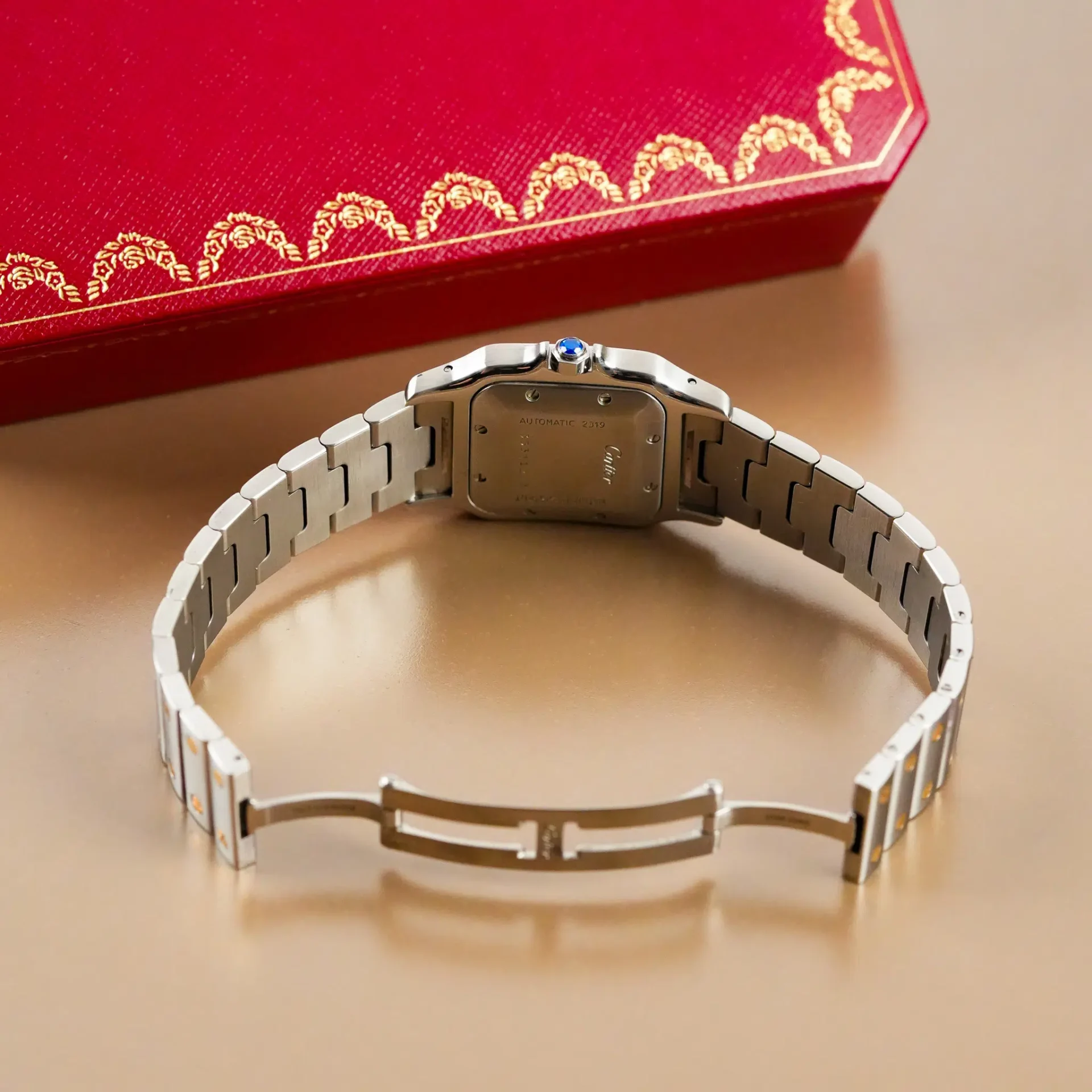 Cartier Santos Galbée Vintage 2319 - Görsel 11