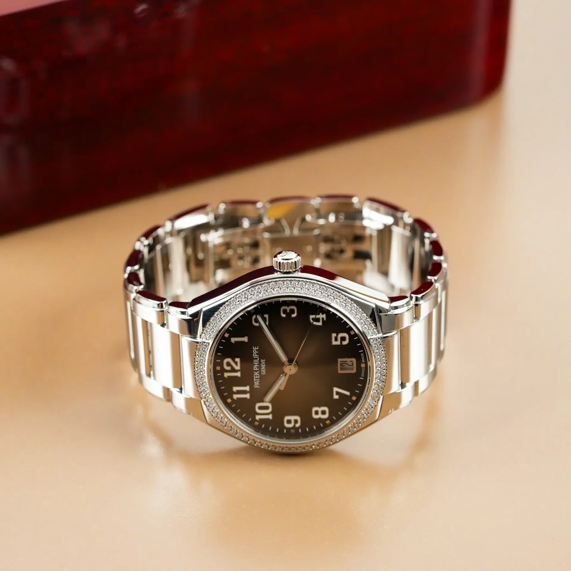 Patek Philippe Twenty~4 Diamond Bezel Grey Dial 7300/1200A-010 - Görsel 5