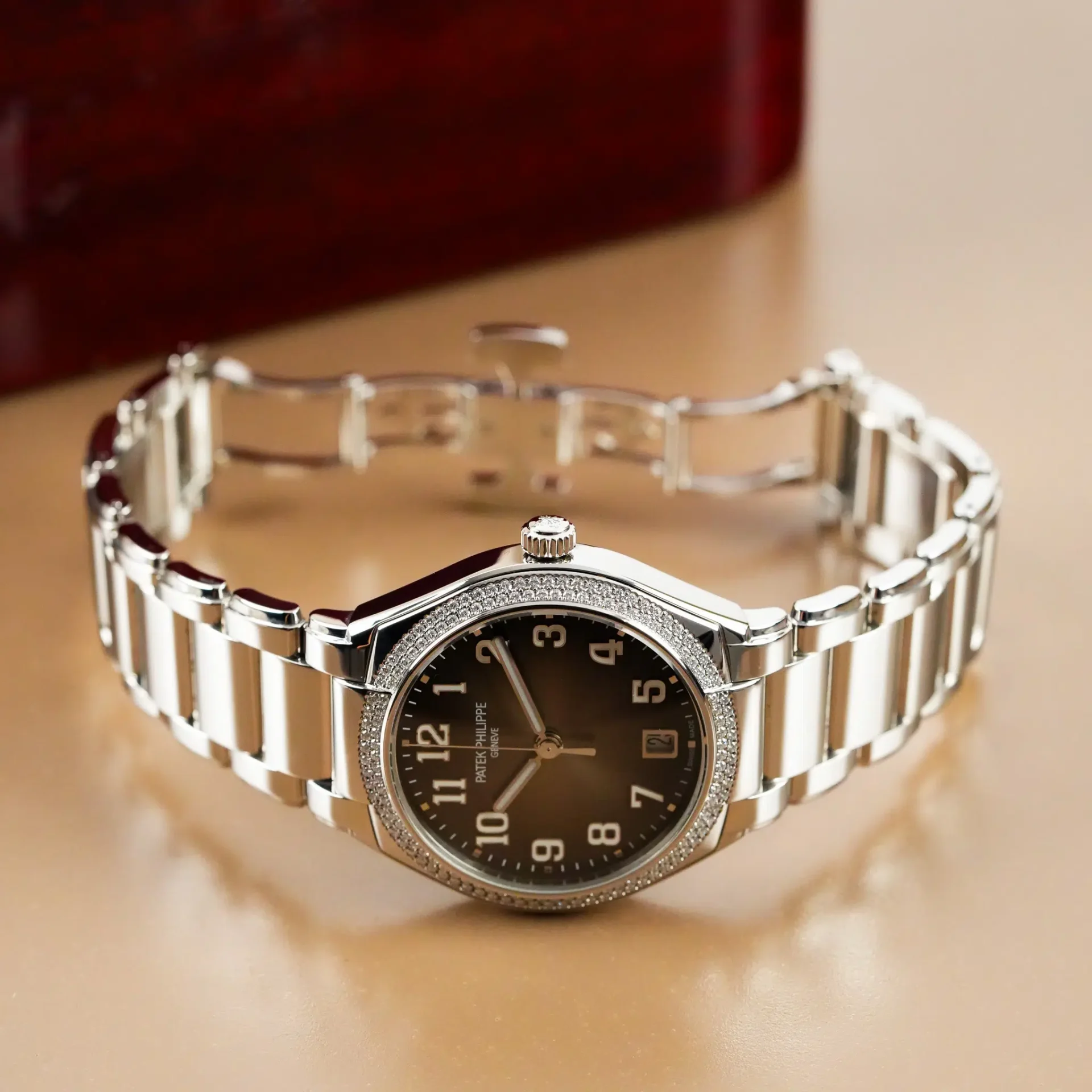 Patek Philippe Twenty~4 Diamond Bezel Grey Dial 7300/1200A-010 - Görsel 8