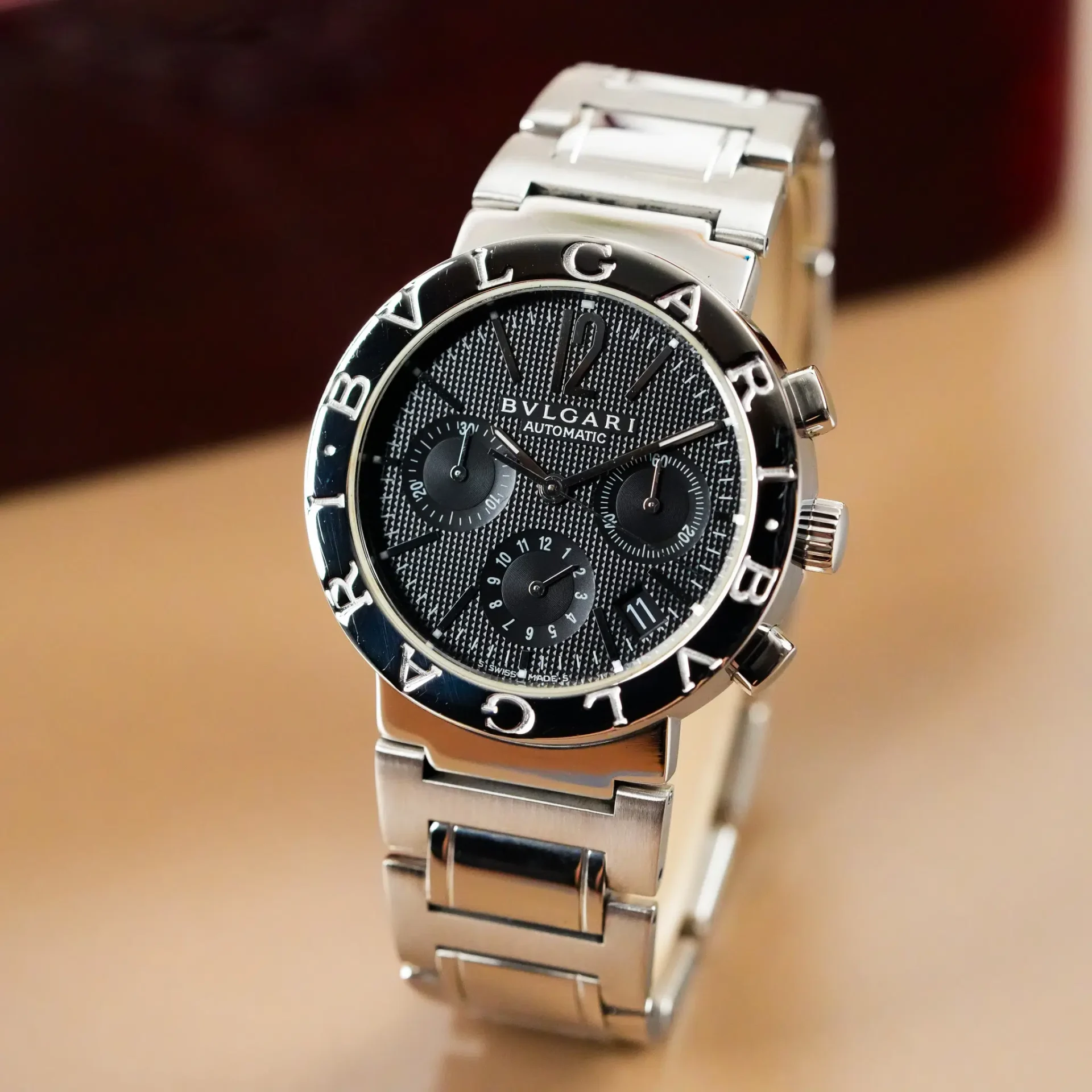 Bvlgari Bvlgari Chronograph Date BB 38 SS CH - Görsel 2