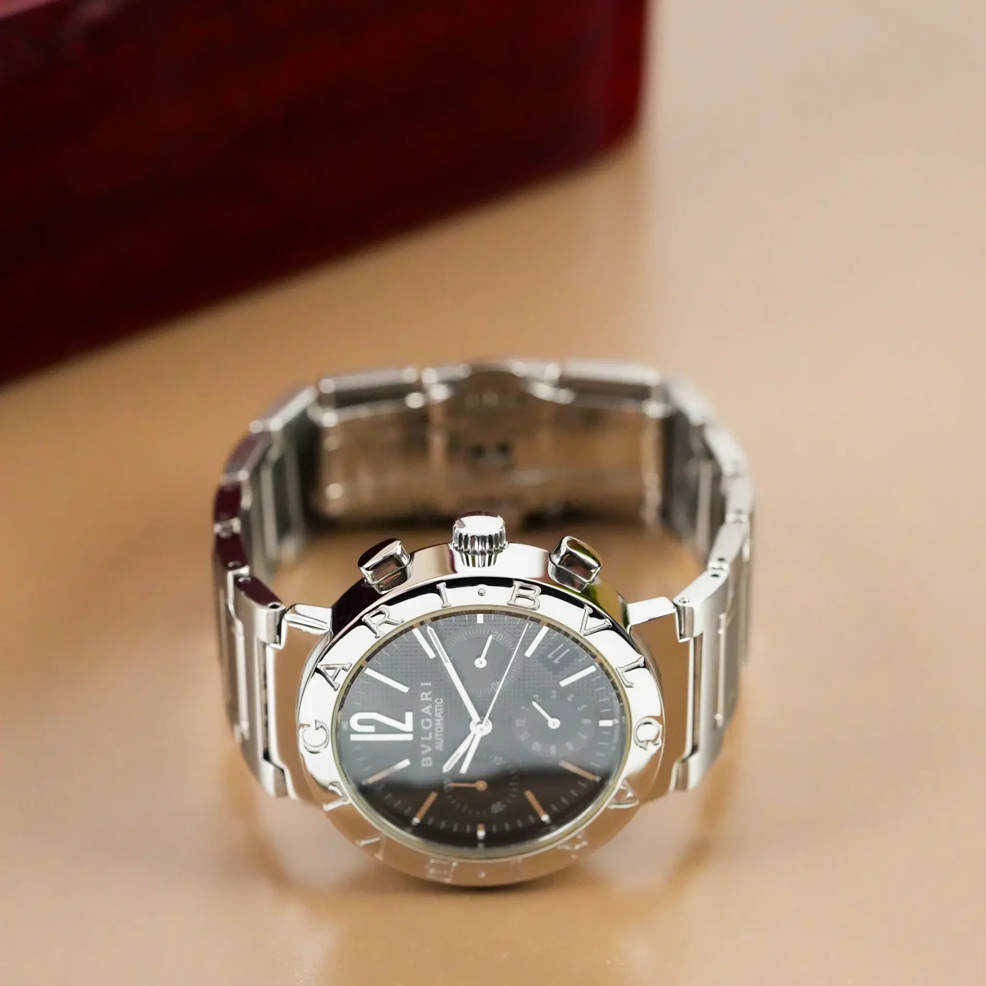 Bvlgari Bvlgari Chronograph Date BB 38 SS CH - Görsel 5