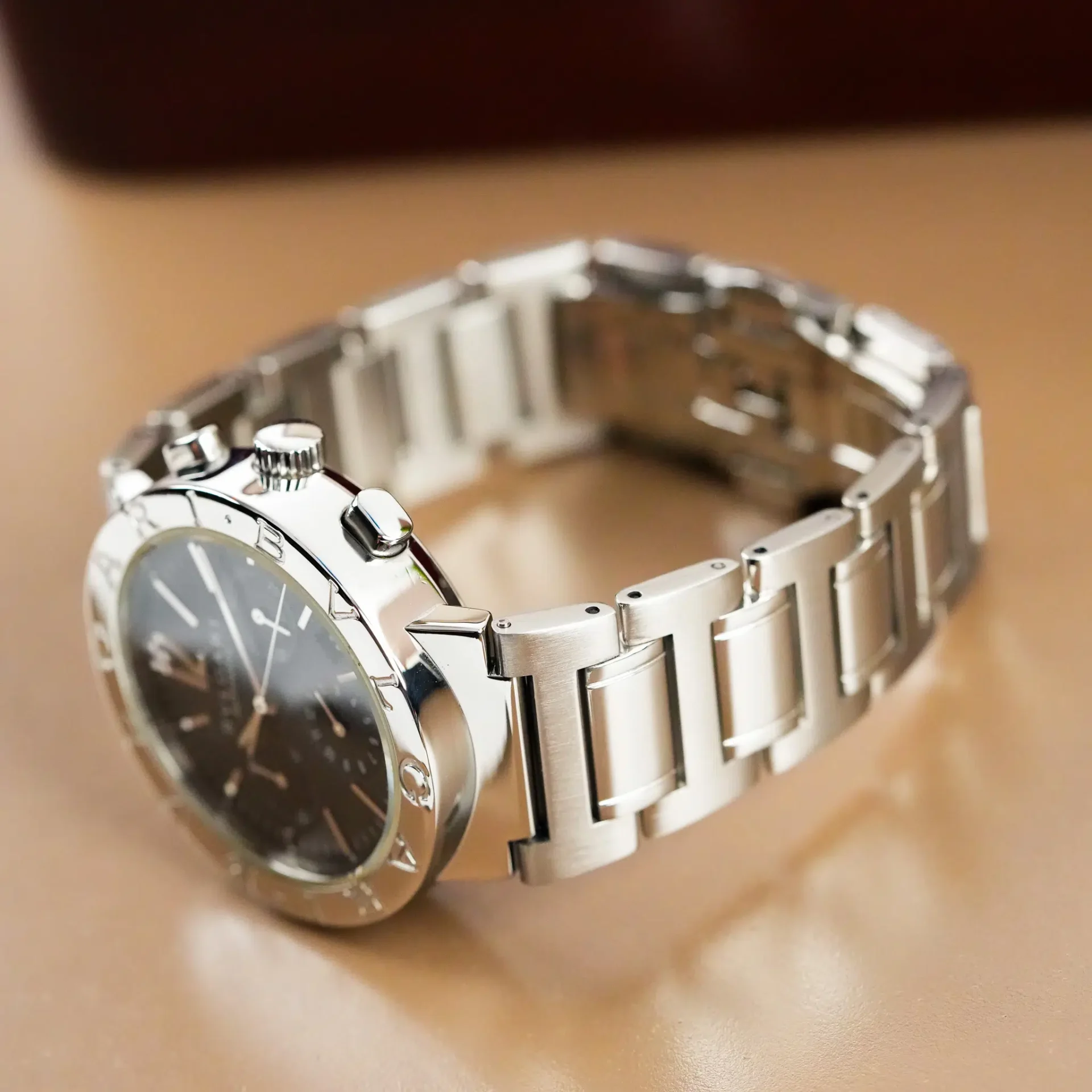 Bvlgari Bvlgari Chronograph Date BB 38 SS CH - Görsel 6