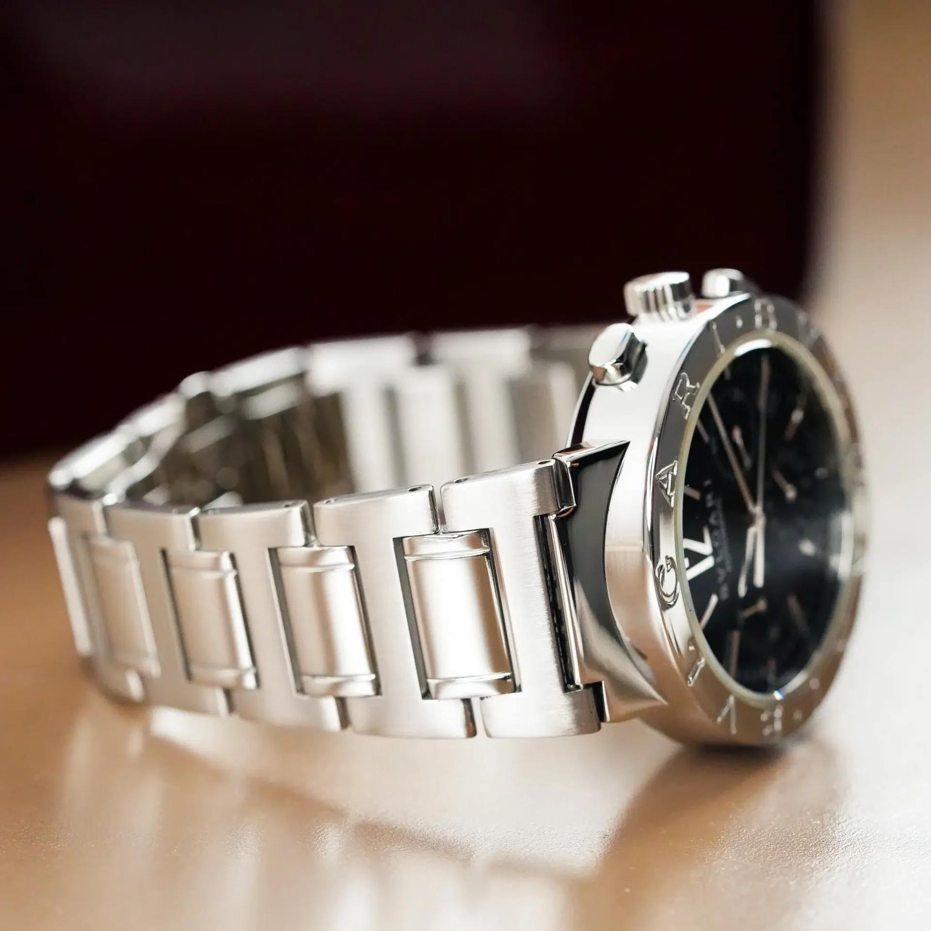Bvlgari Bvlgari Chronograph Date BB 38 SS CH - Görsel 7