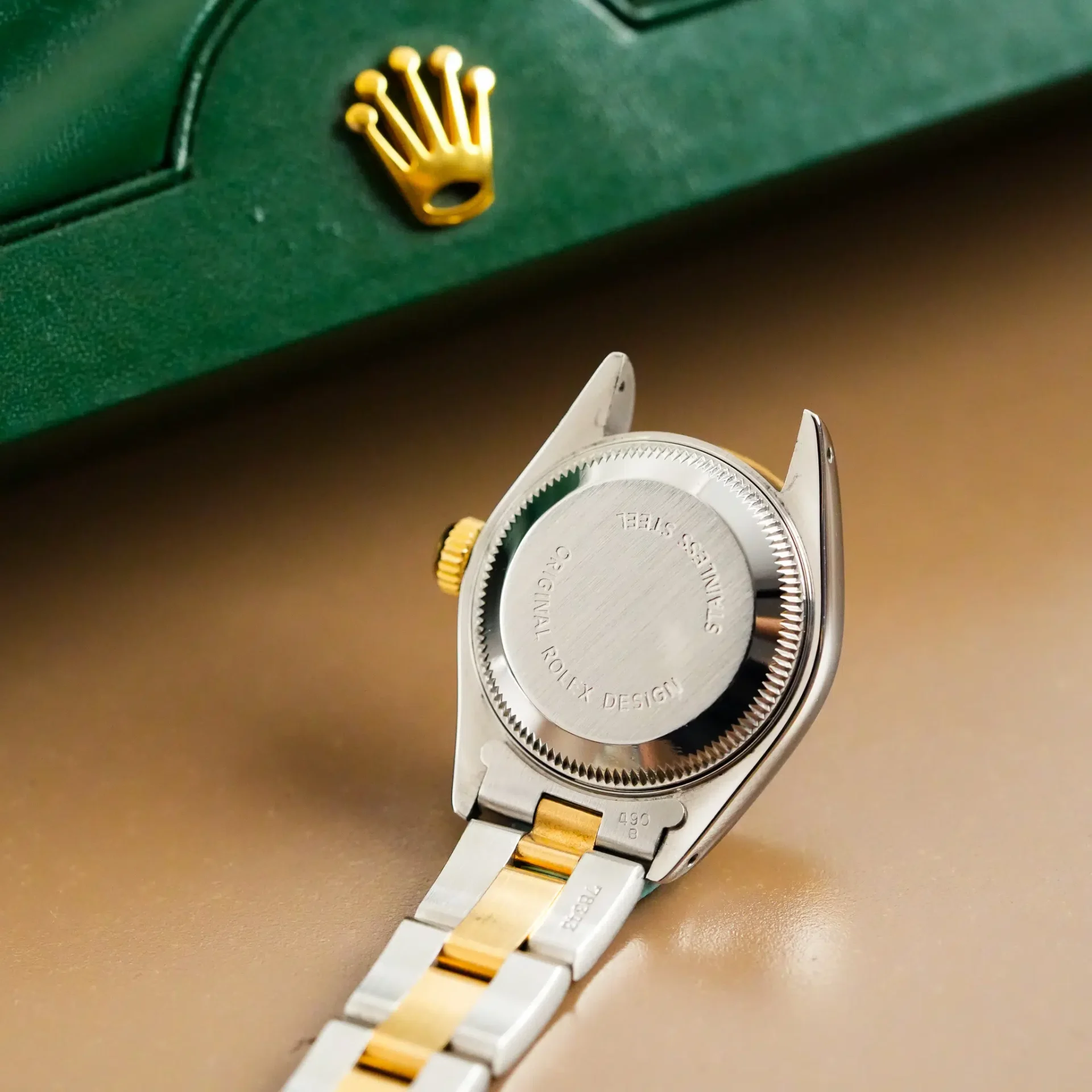Lady Datejust 26 18k Gold Flutted Bezel Stick Dial 69173 - Görsel 12