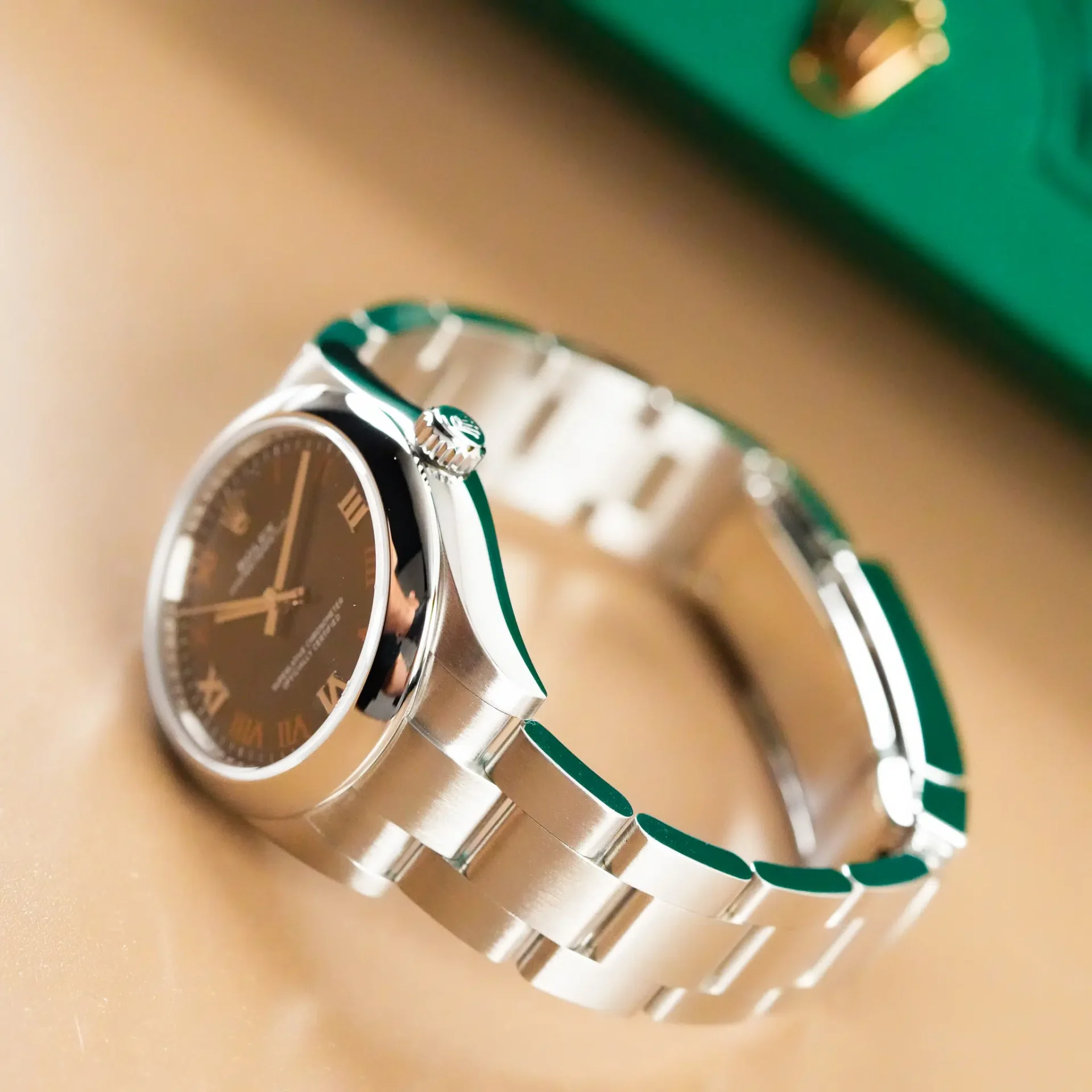 Rolex Oyster Perpetual Grey Dial 177200 - Görsel 7