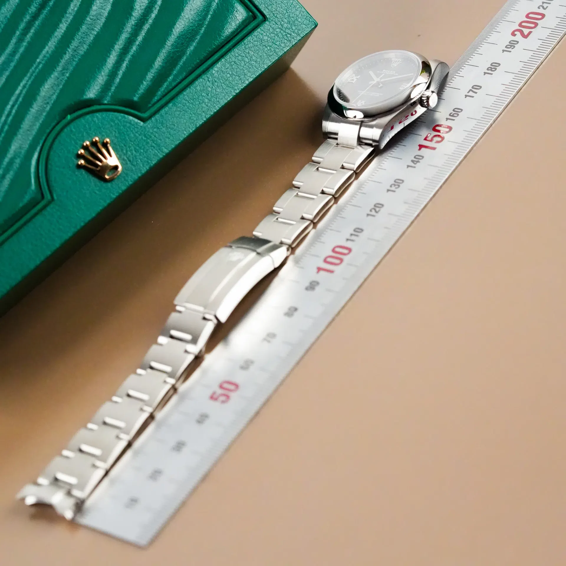 Rolex Oyster Perpetual Grey Dial 177200 - Görsel 12