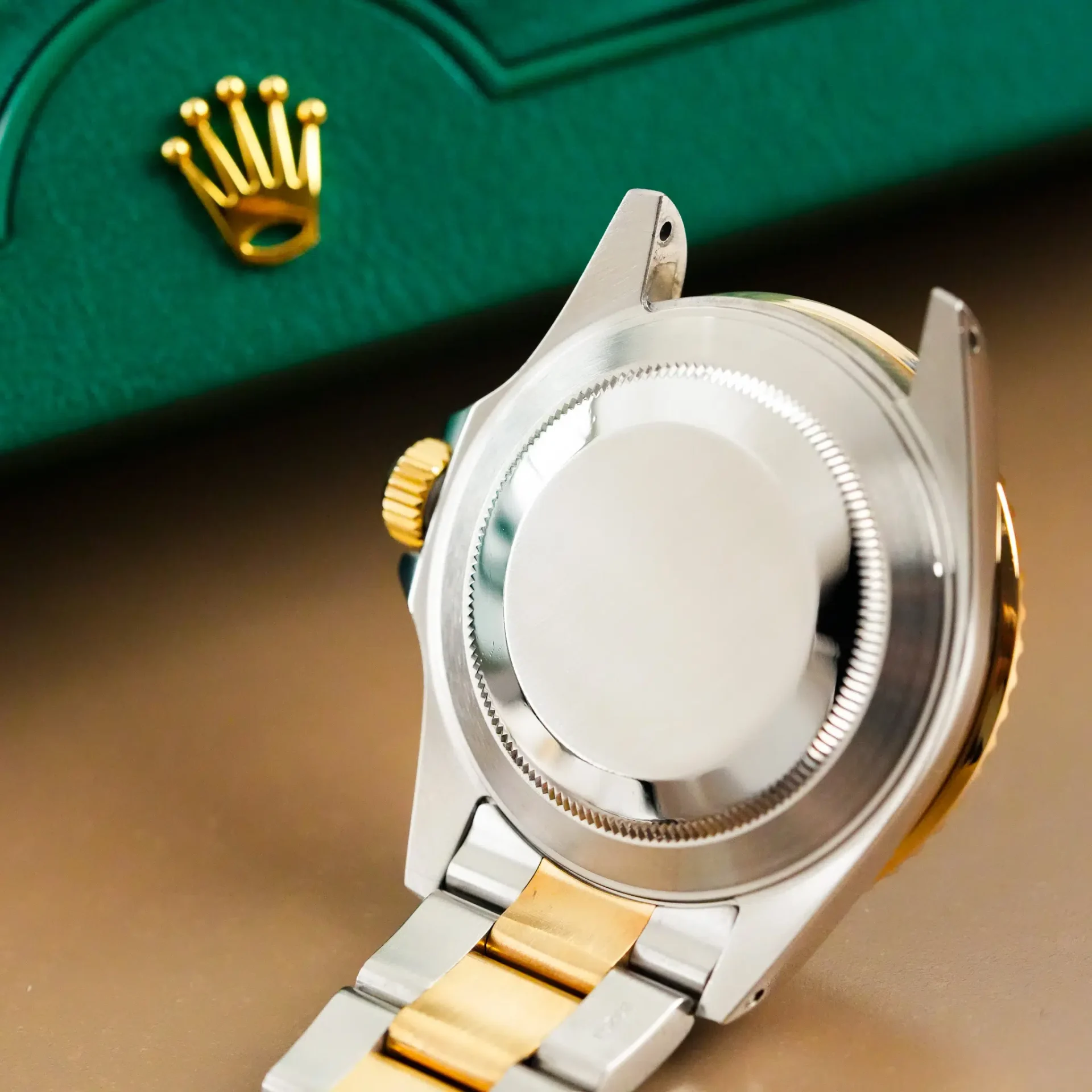 Rolex Submariner Date Patina Champagne Dial 16613 - Görsel 12