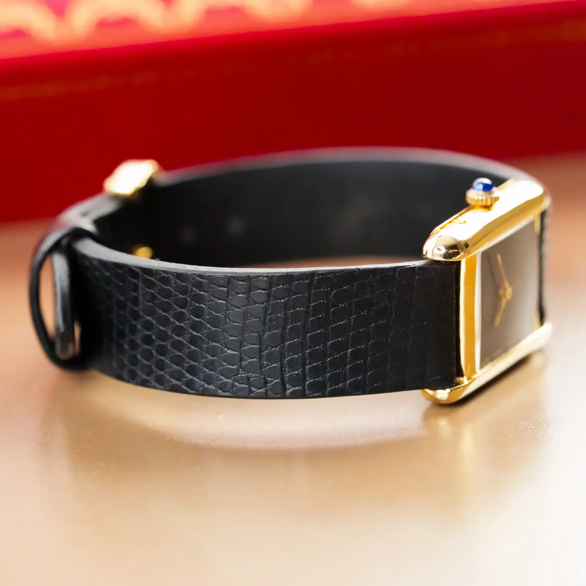 Cartier Tank Vermeil Vintage - Görsel 8