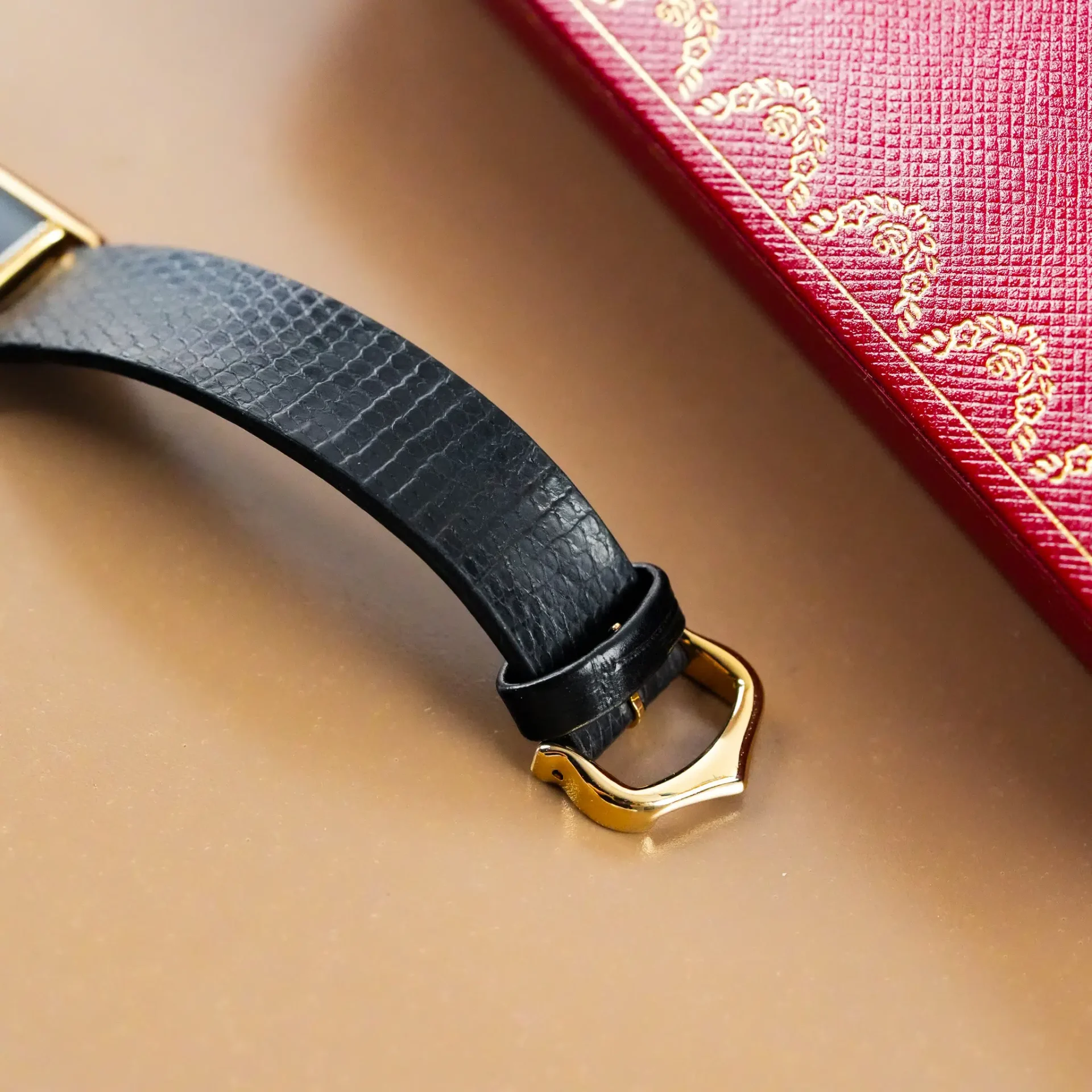 Cartier Tank Vermeil Vintage - Görsel 10