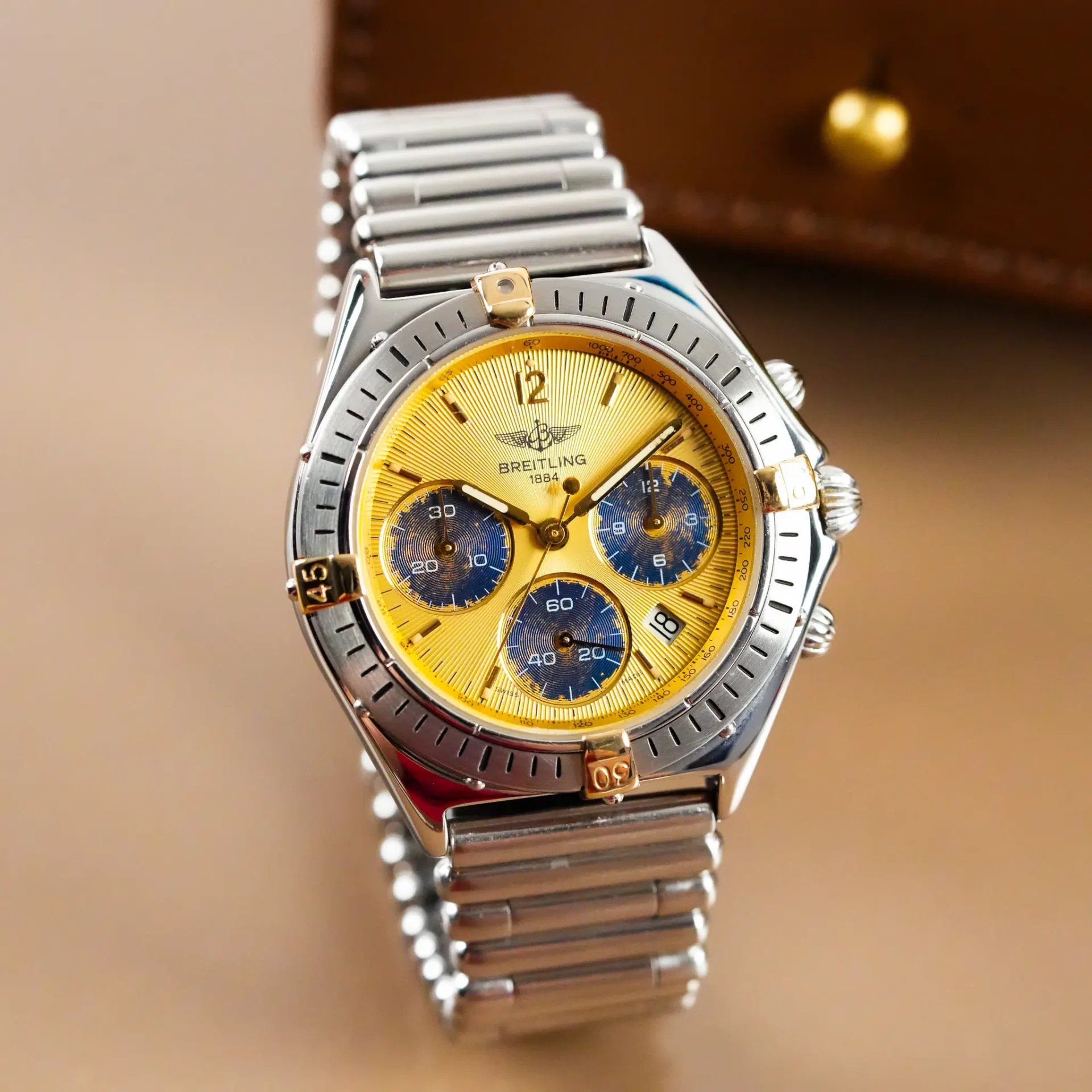 Breitling Chronomat Sextant Patina Dial B55045