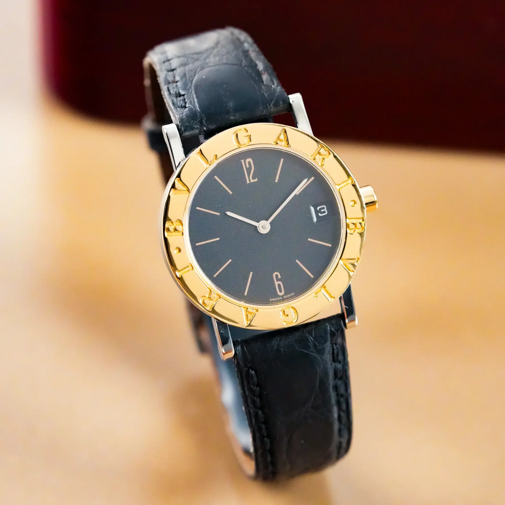 Bvlgari Bulgari 18k Gold Two Tone Case BB30SGLD